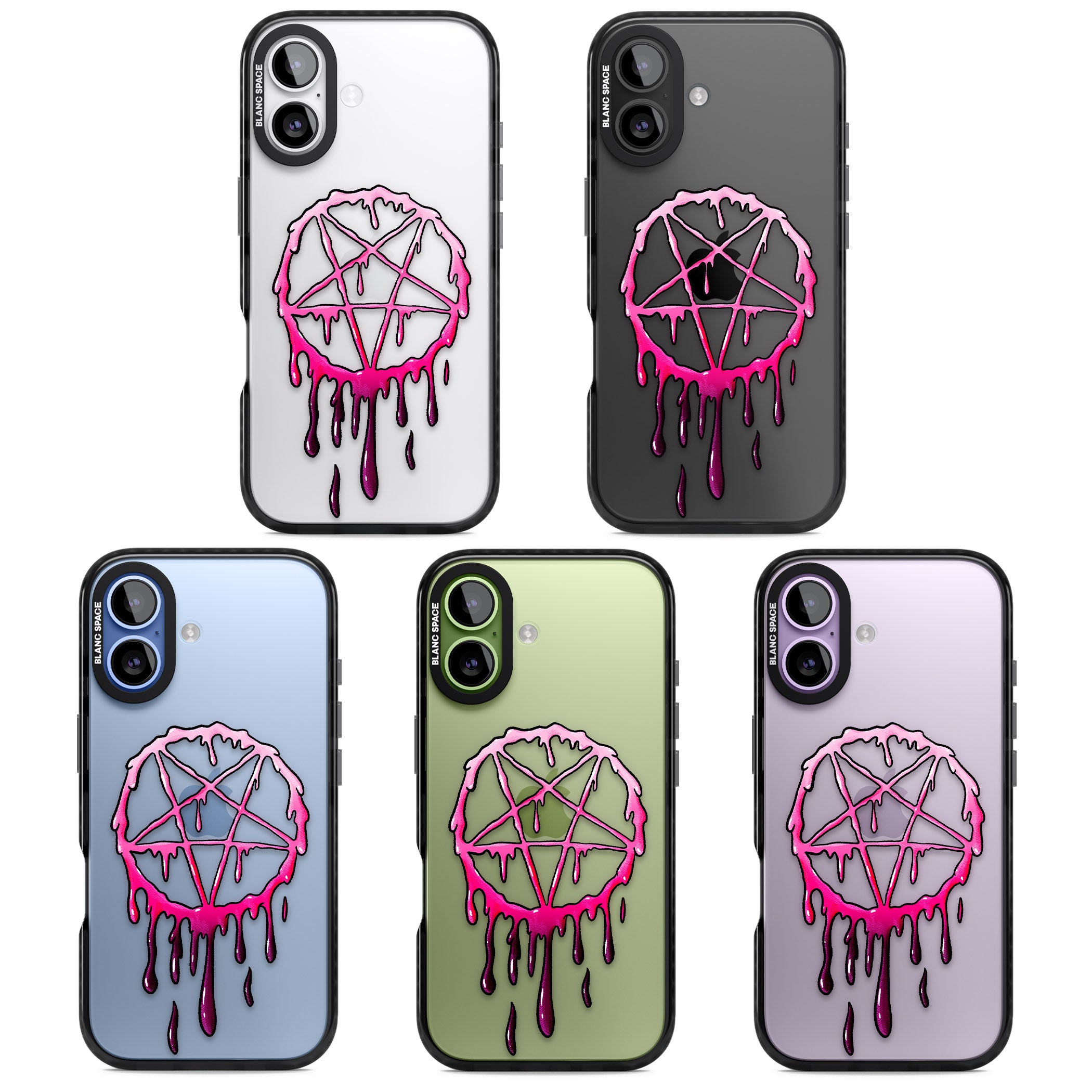 Pentagram Of Blood iPhone 17 Impact Black Phone Case APT Impact Protection