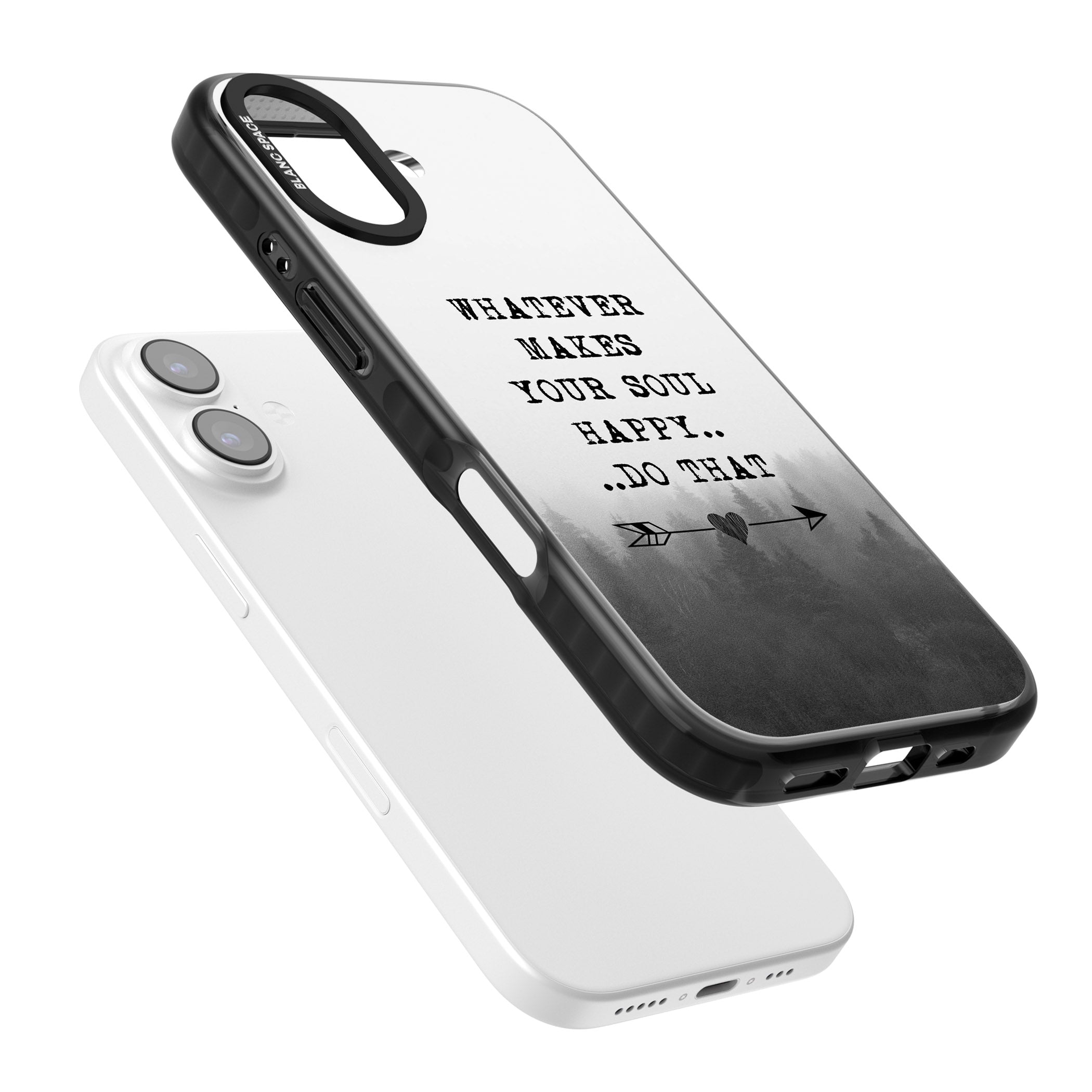 Whatever Makes Your Soul Quote iPhone 17 Impact Black Phone Case Colours