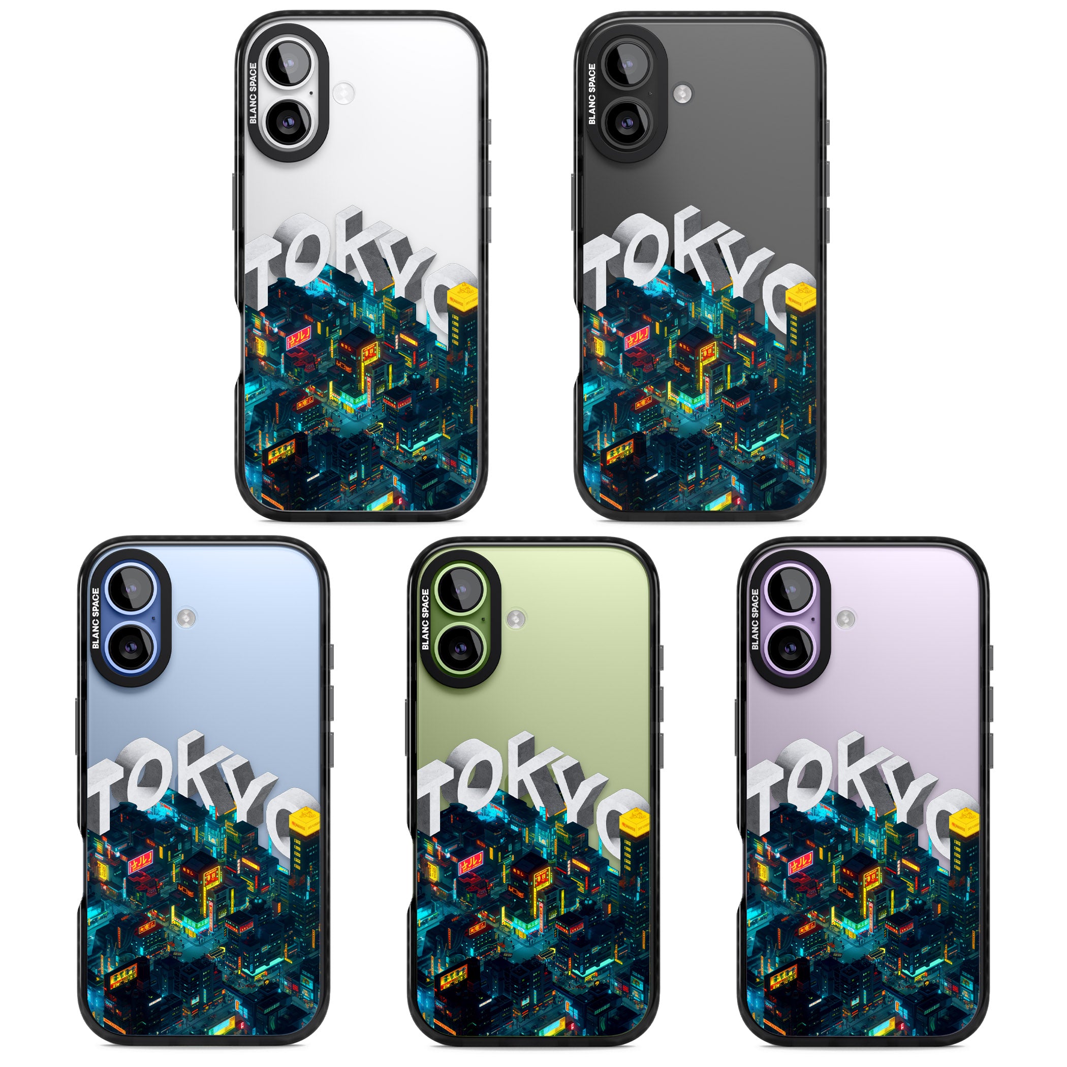 Tokyo iPhone 17 Impact Black Phone Case APT Impact Protection
