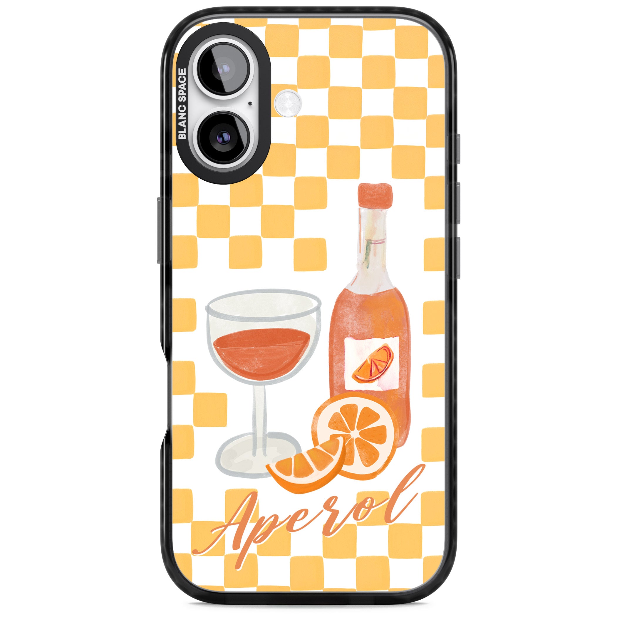 Checked Spritz iPhone 17 Impact Black Phone Case