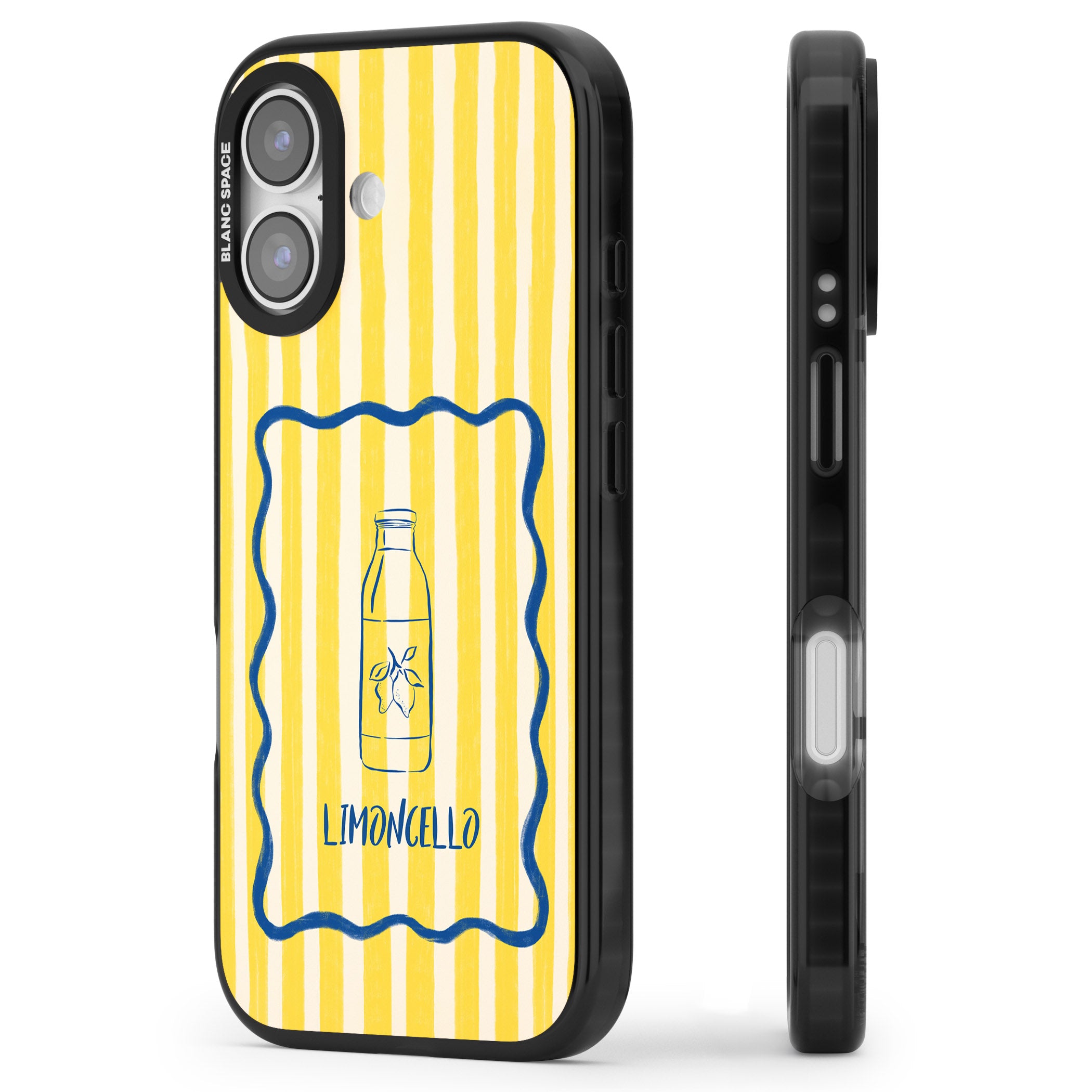 Limoncello iPhone 17 Impact Black Phone Case Side Profile