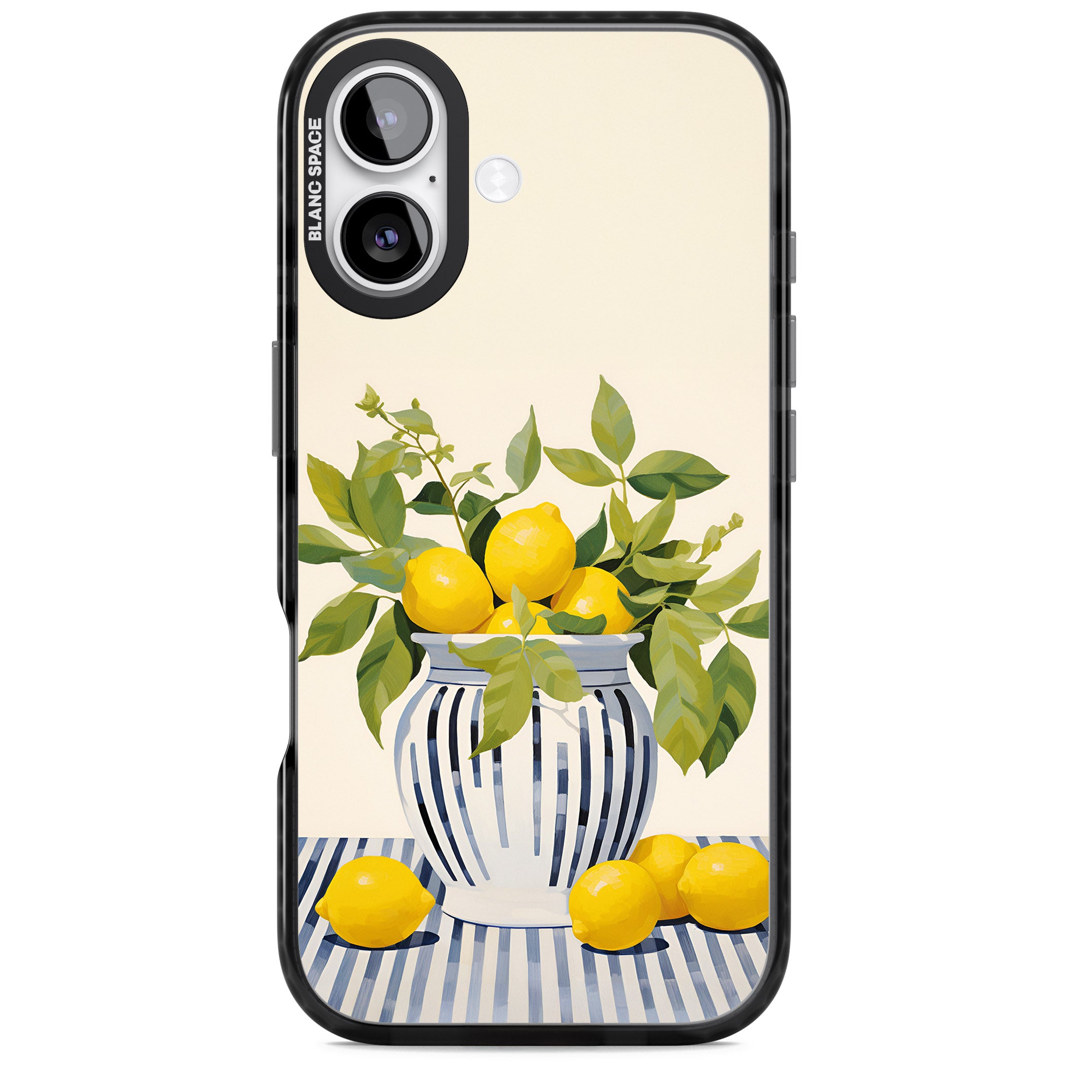Lemon Plant Vase iPhone 17 Impact Black Phone Case