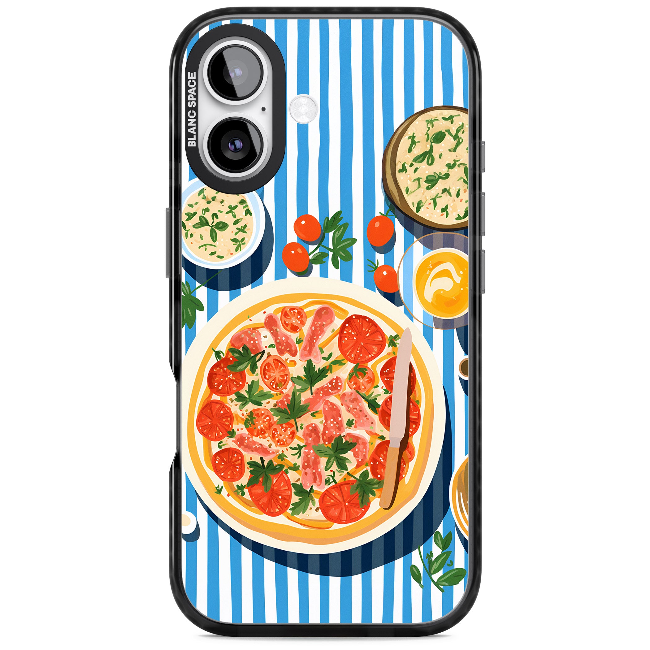 Italian Platter iPhone 17 Impact Black Phone Case