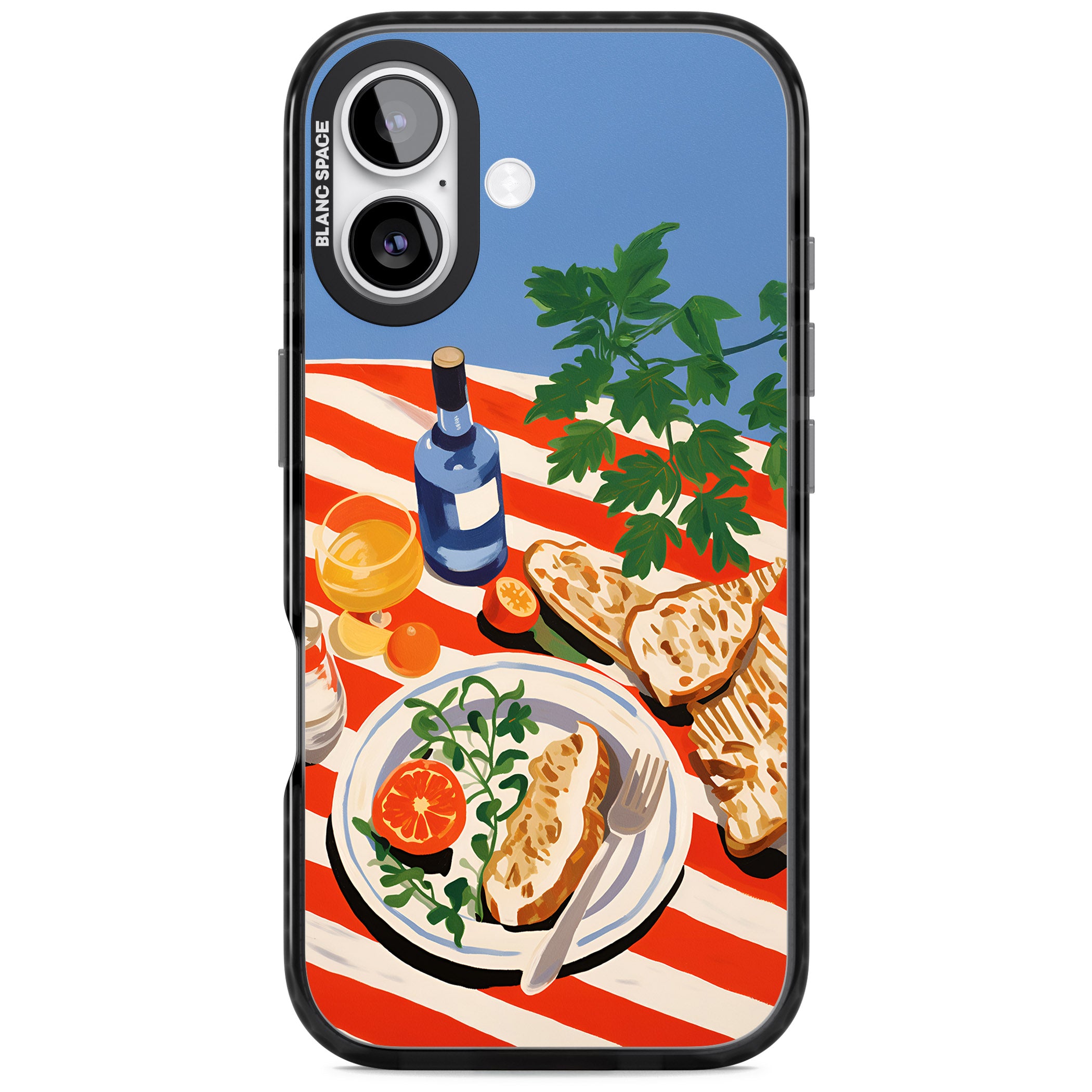 Mediterranean Lunch Table iPhone 17 Impact Black Phone Case