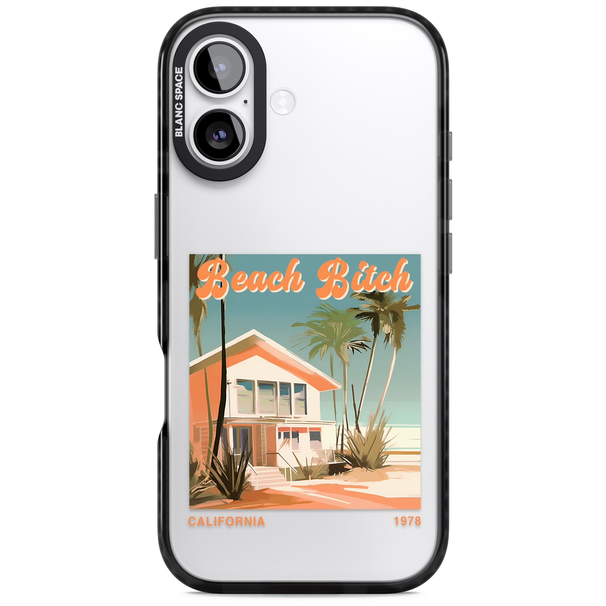 Beach B*tch iPhone 17 Impact Black Phone Case