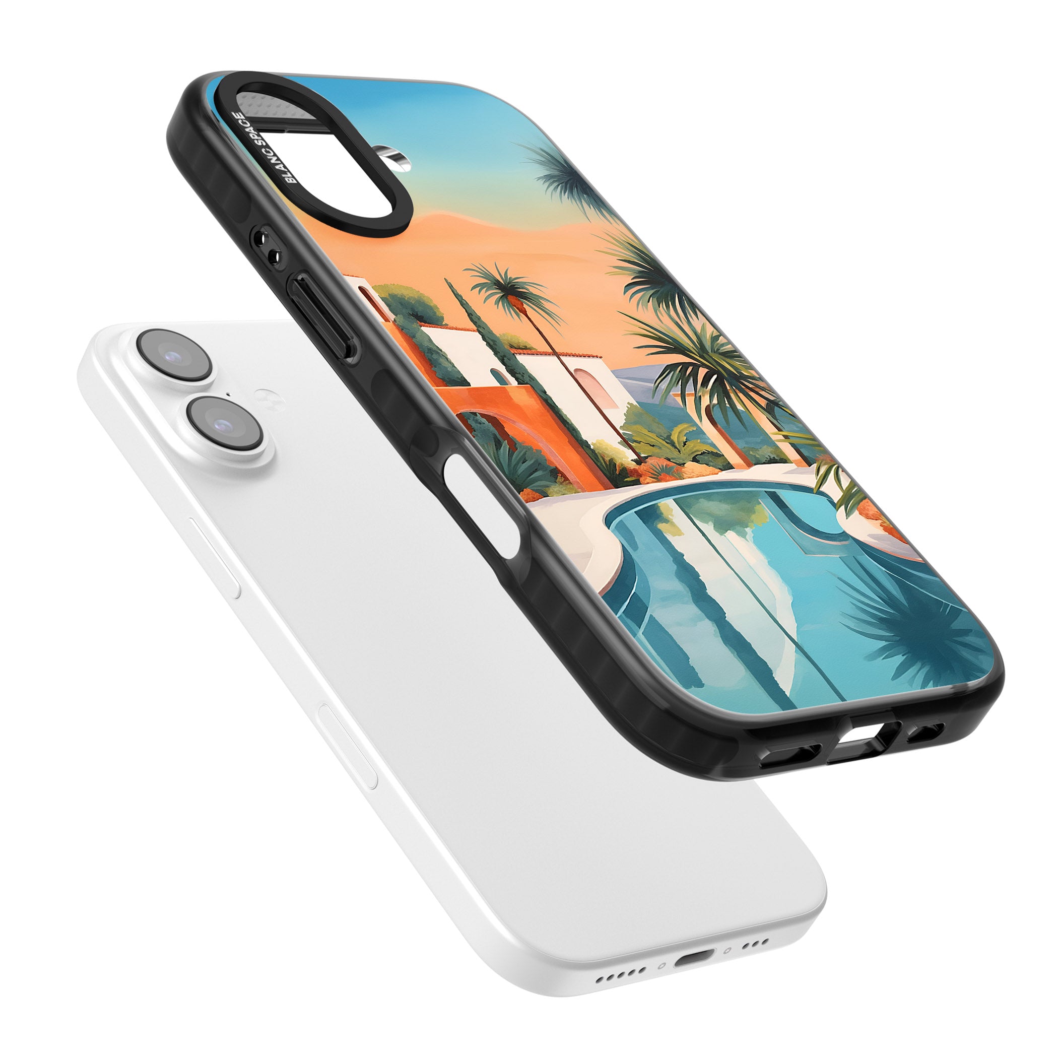 Villa Sunset iPhone 17 Impact Black Phone Case Colours