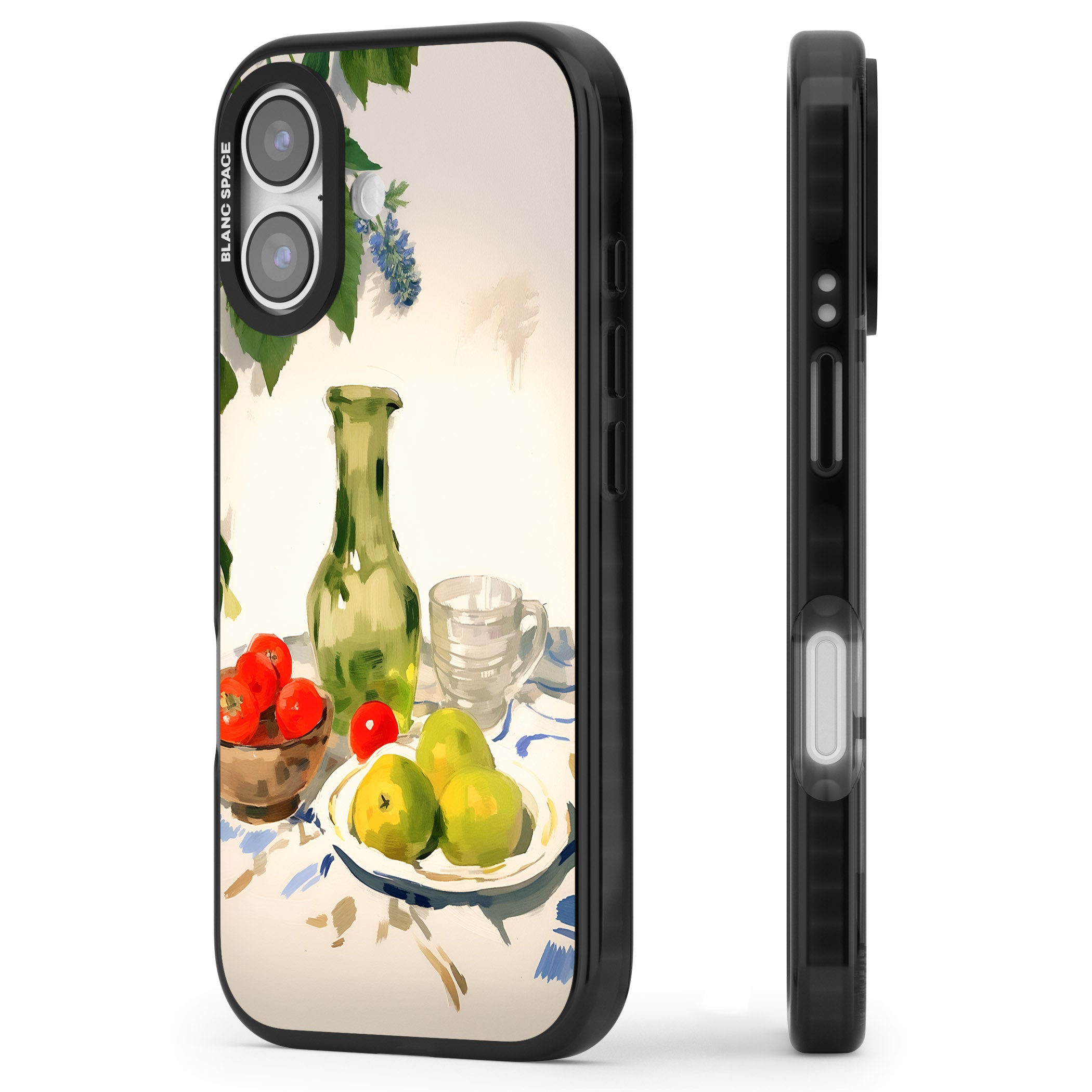 Green Carafe iPhone 17 Impact Black Phone Case Side Profile