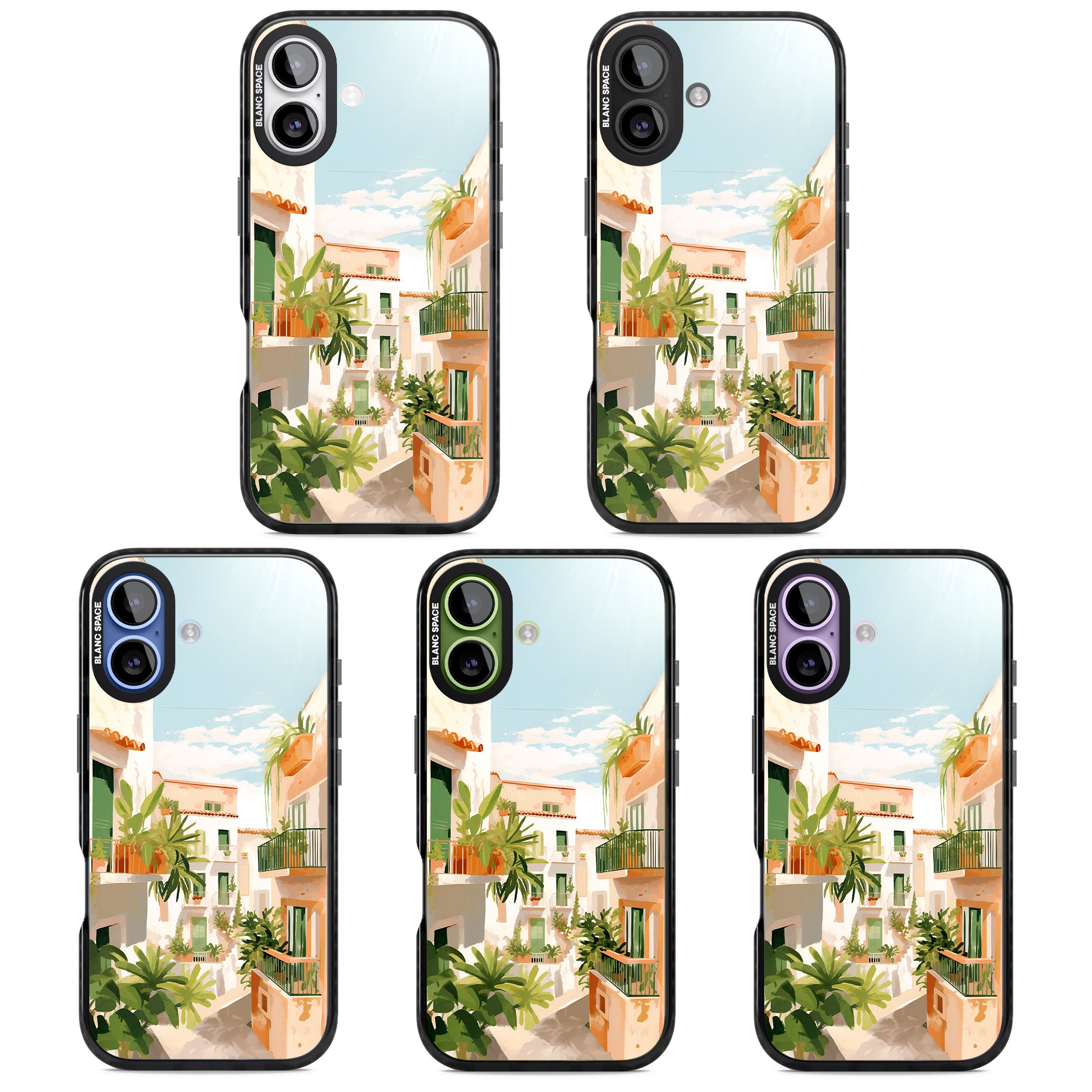 Tuscan Balconies iPhone 17 Impact Black Phone Case APT Impact Protection