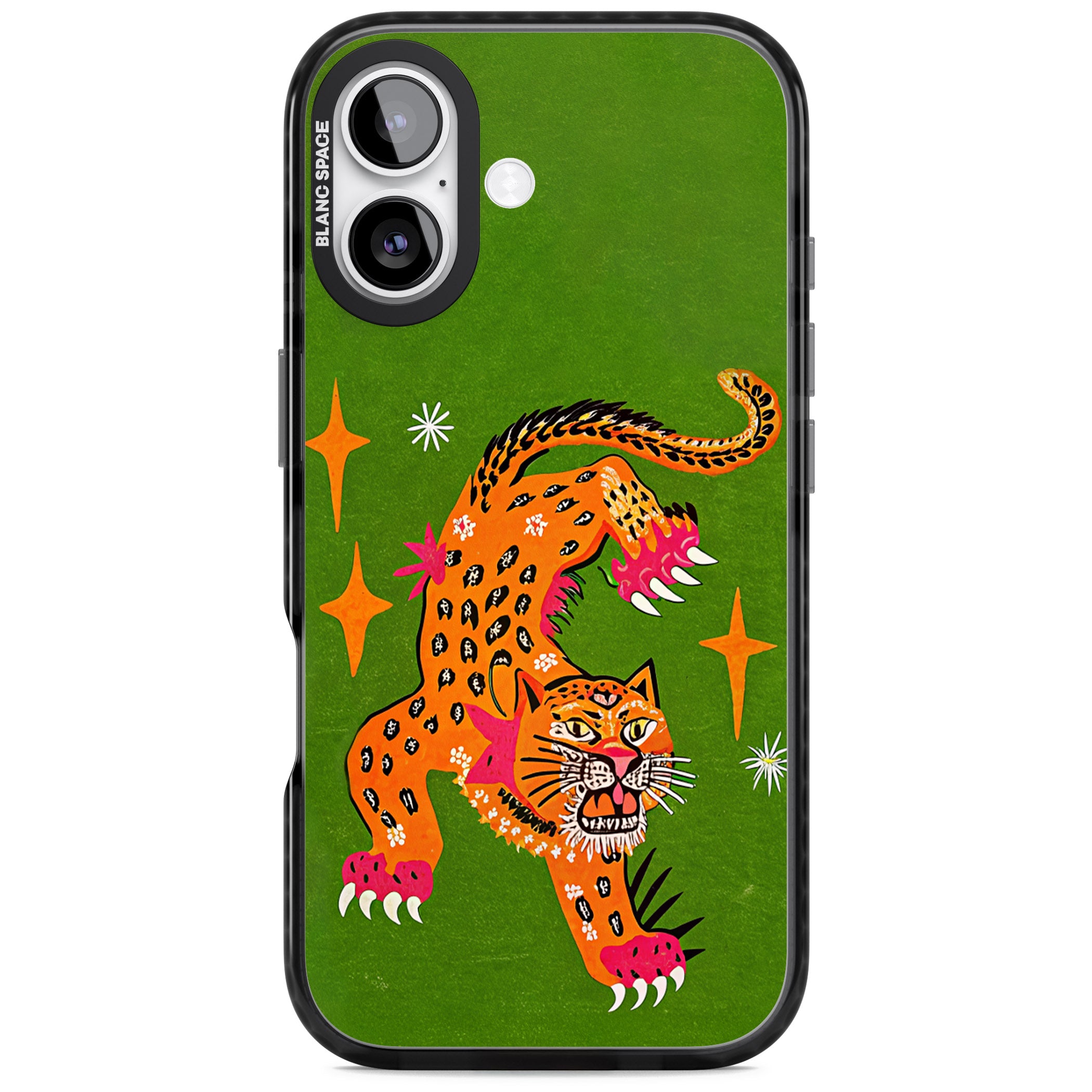 Fierce Jaguar iPhone 17 Impact Black Phone Case