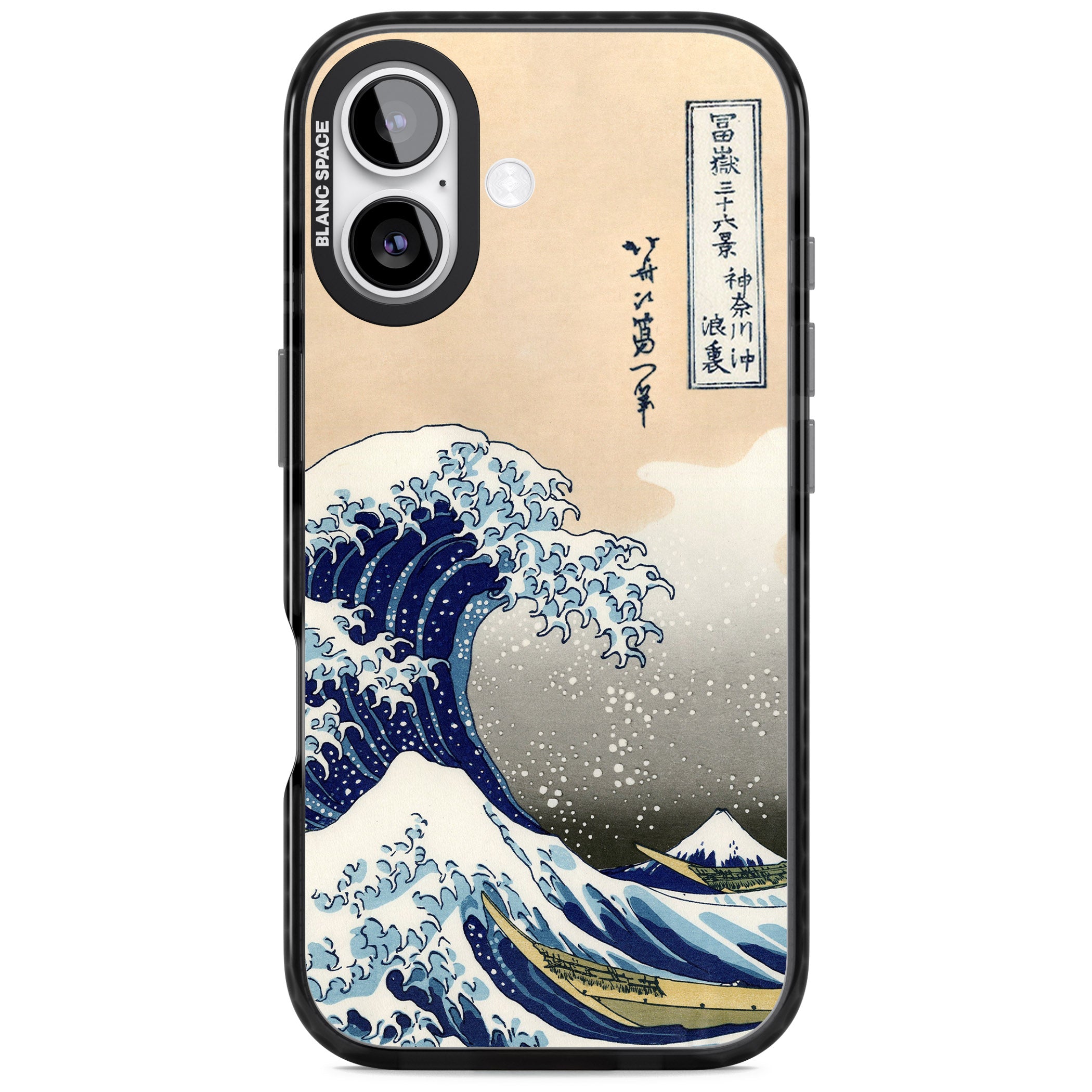 Great Wave iPhone 17 Impact Black Phone Case