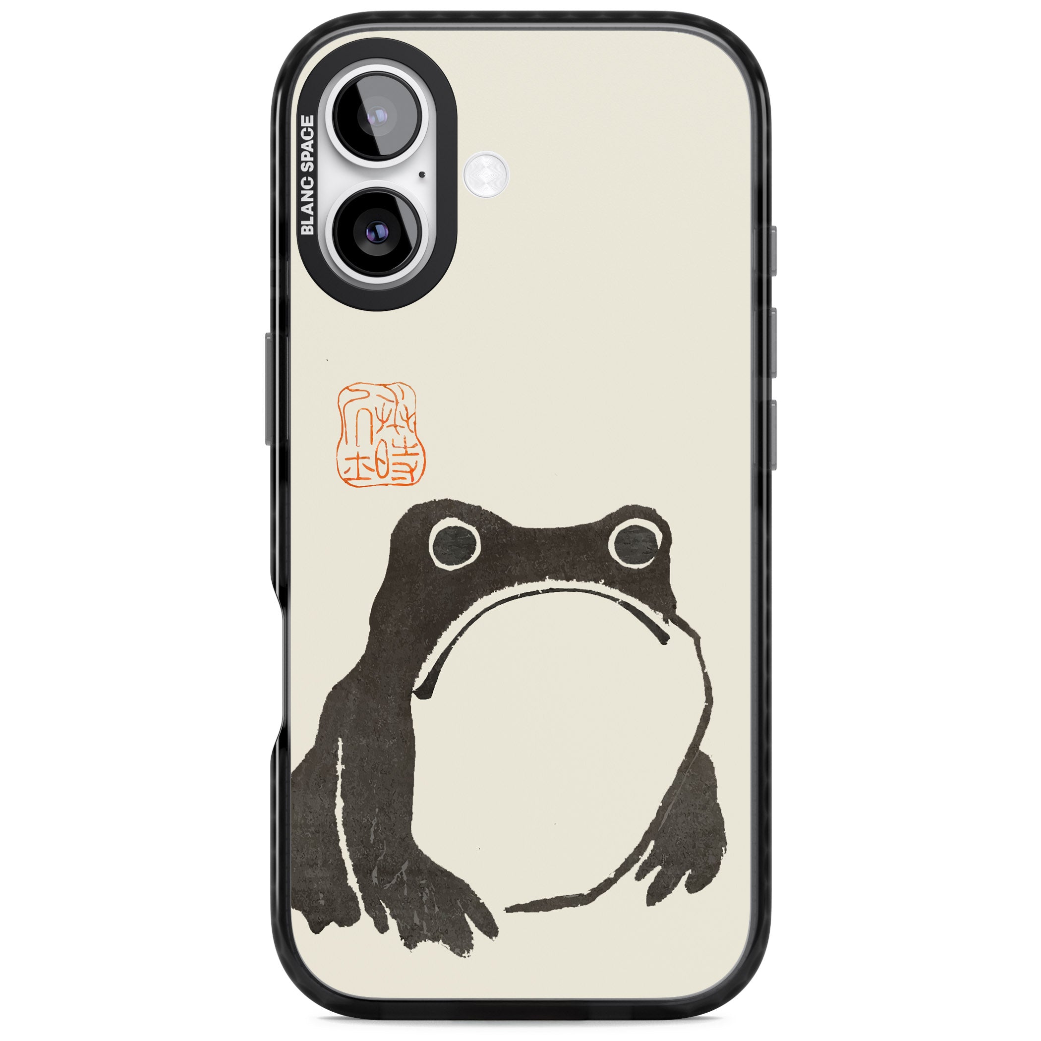 Matsumoto Hoji Frog iPhone 17 Impact Black Phone Case
