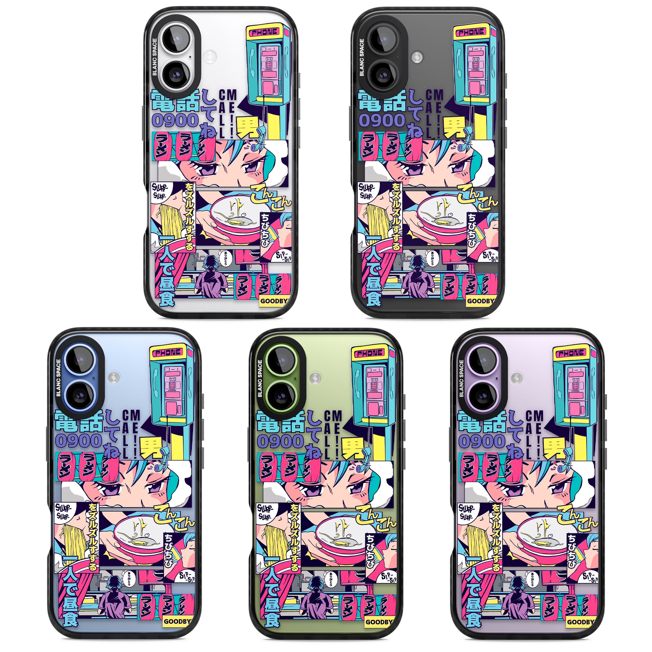 Vibrant Anime Comic iPhone 17 Impact Black Phone Case APT Impact Protection