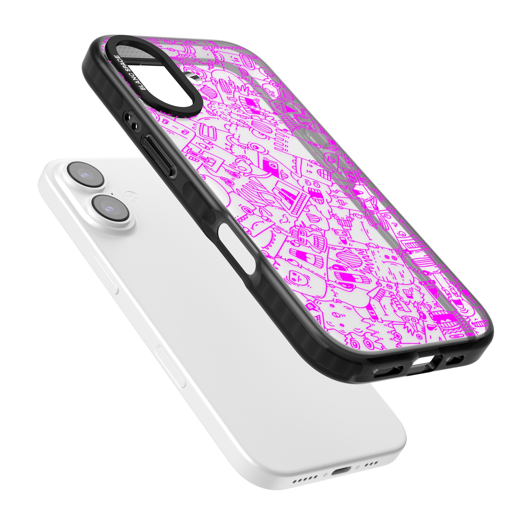 Pink Pals iPhone 17 Impact Black Phone Case Colours