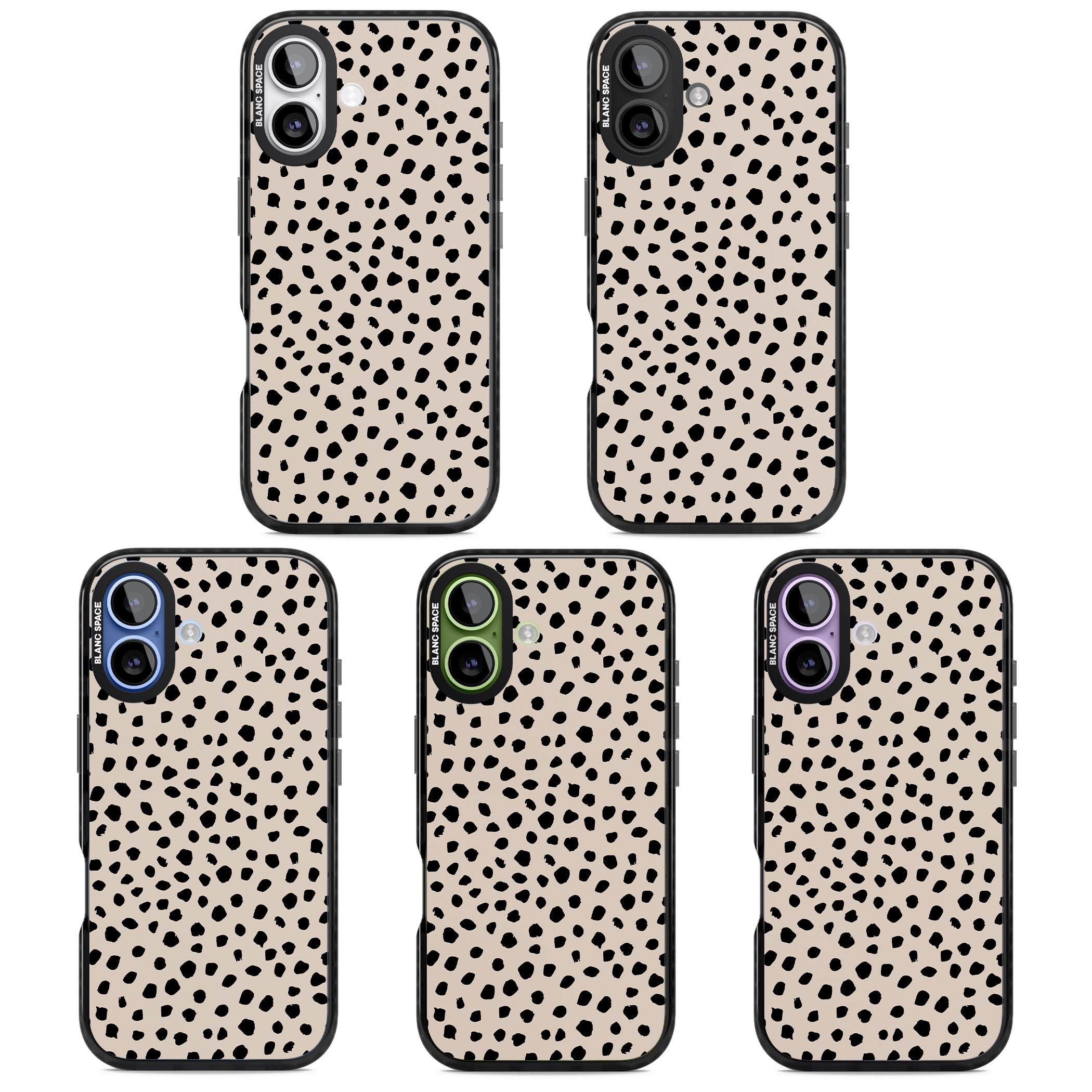 Almond Latte iPhone 17 Impact Black Phone Case APT Impact Protection
