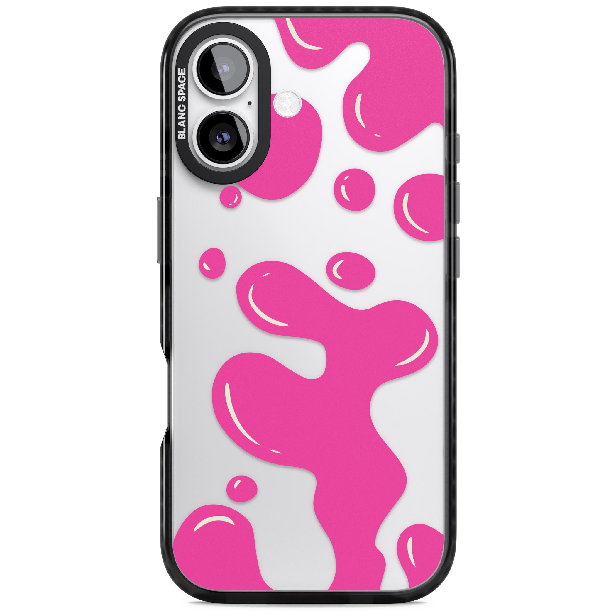 Pink Lava Lamp iPhone 17 Impact Black Phone Case