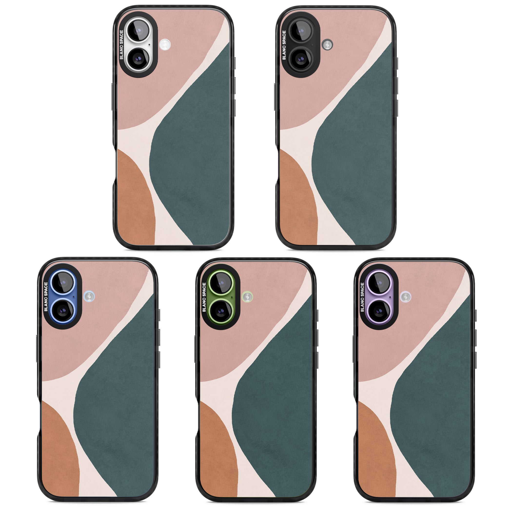 Lush Abstract Watercolour Design #8 iPhone 17 Impact Pro Black Phone Case APT Impact Protection