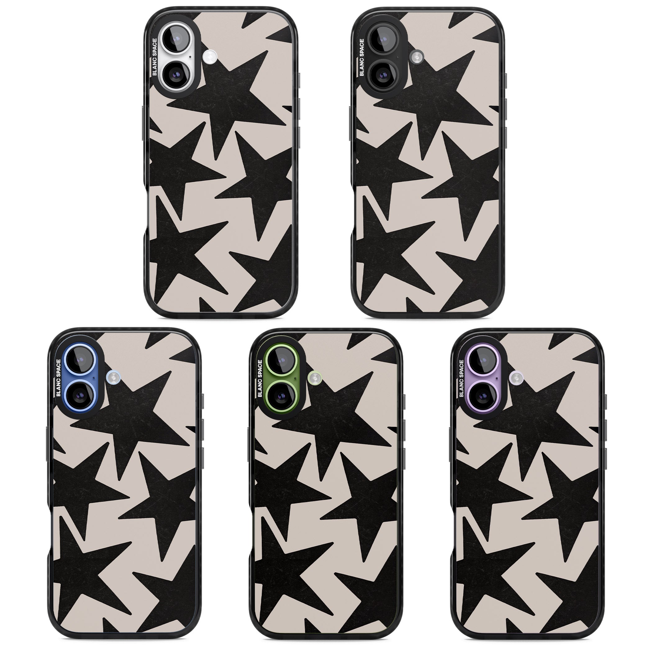 Black Superstars iPhone 17 Impact Pro Black Phone Case APT Impact Protection