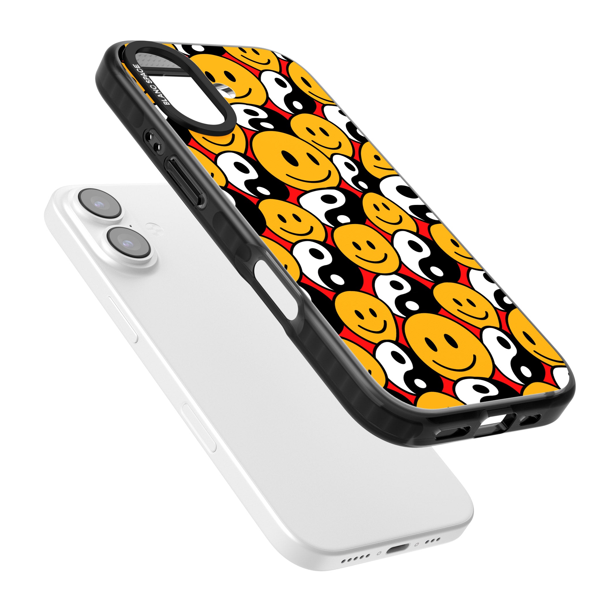 Yin Yang & Faces iPhone 17 Impact Pro Black Phone Case Colours