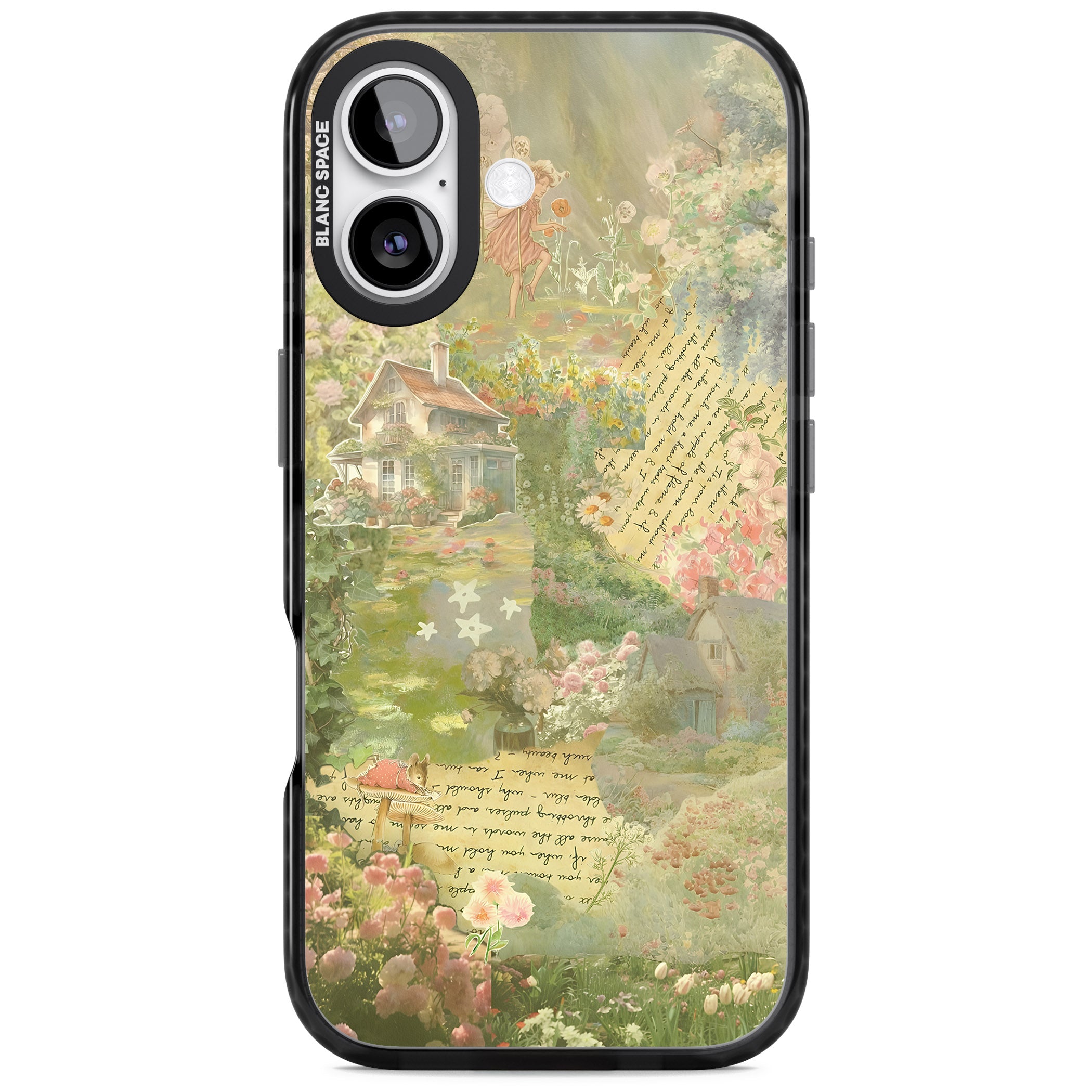 Soft Spring Collage iPhone 17 Impact Pro Black Phone Case