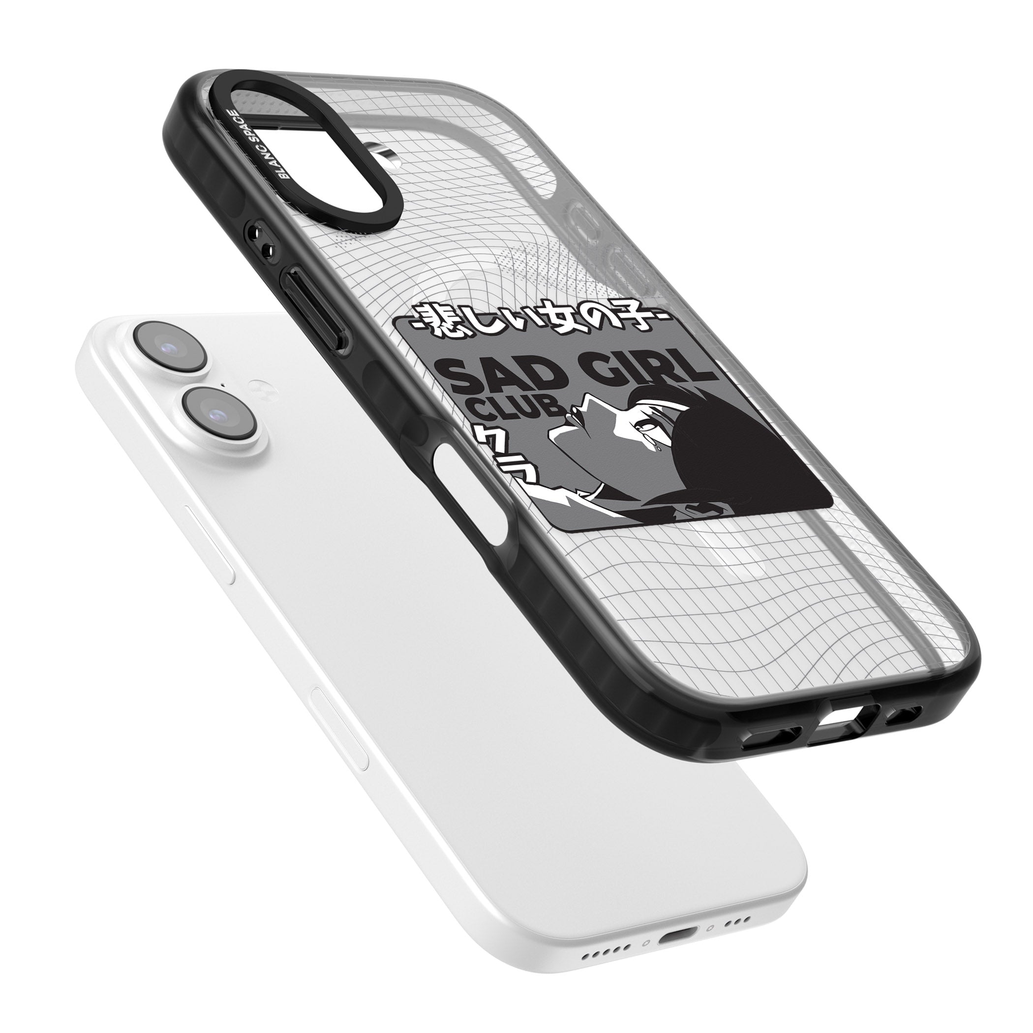 Sad Girl Club iPhone 17 Impact Pro Black Phone Case Colours