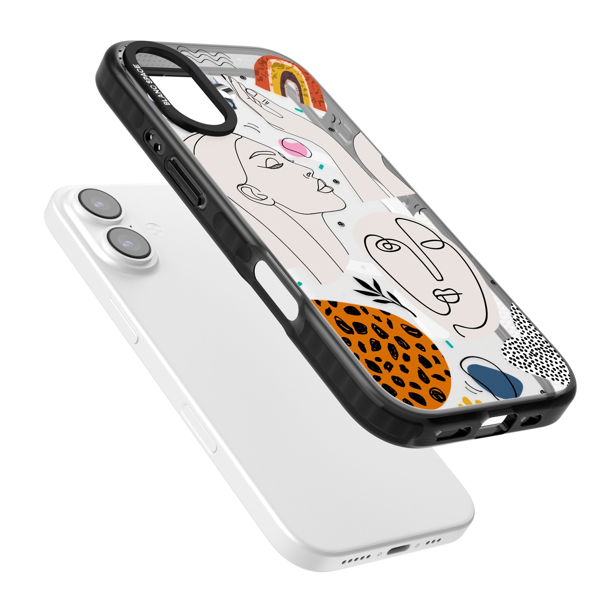 Artistic Expression Scrapbook iPhone 17 Impact Pro Black Phone Case Colours