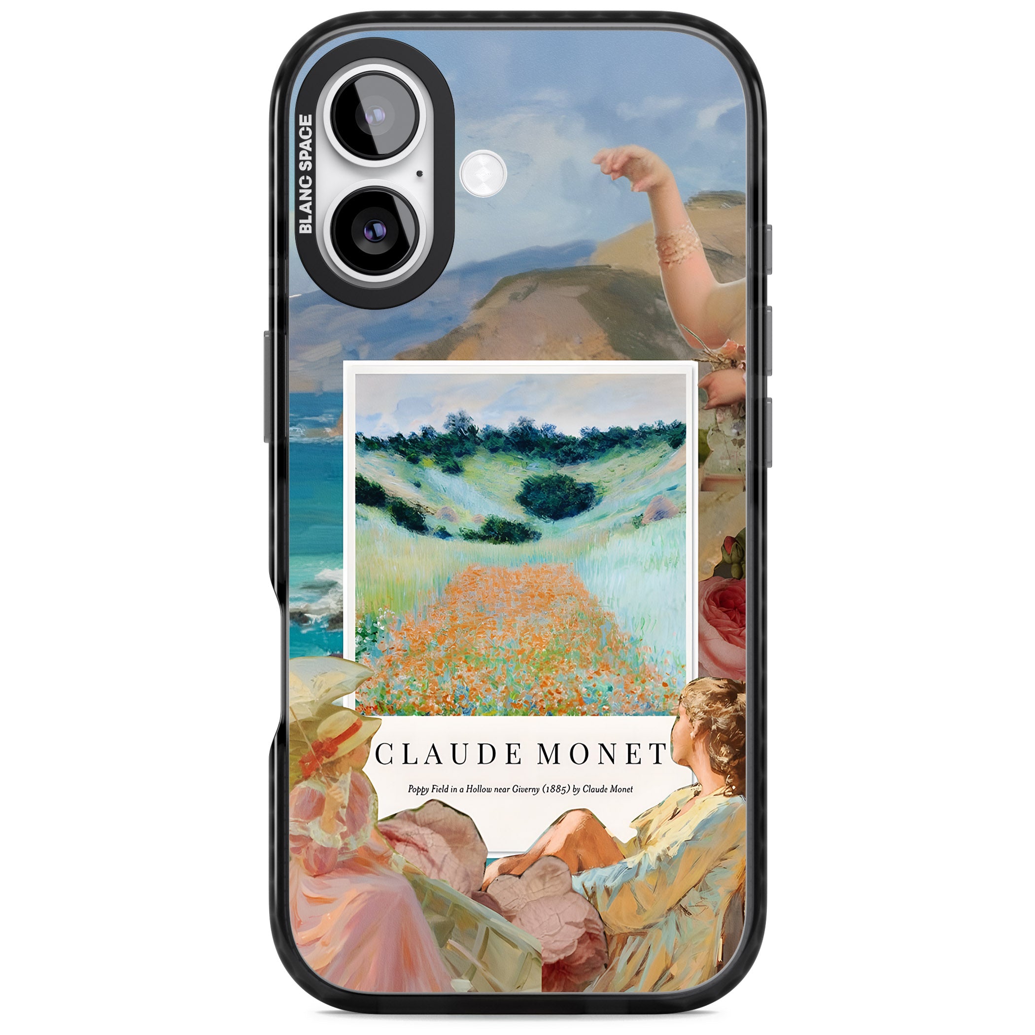Monet Poppy Field iPhone 17 Impact Pro Black Phone Case