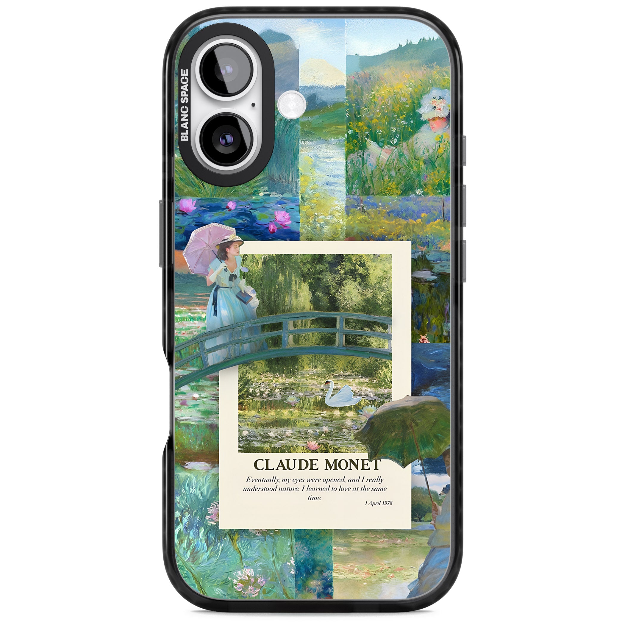 Monet Gardens iPhone 17 Impact Pro Black Phone Case