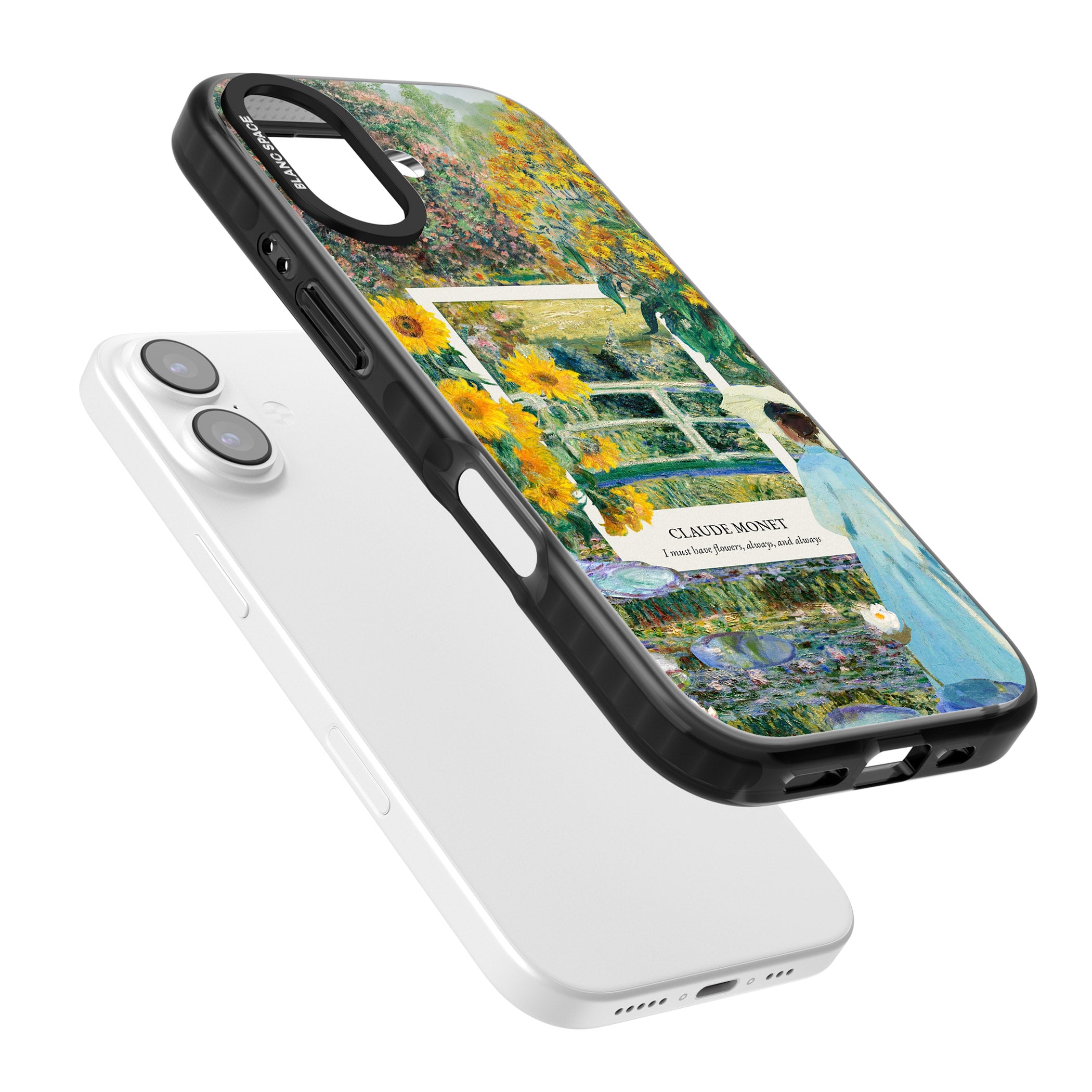 Monet Garden Bridge iPhone 17 Impact Pro Black Phone Case Colours