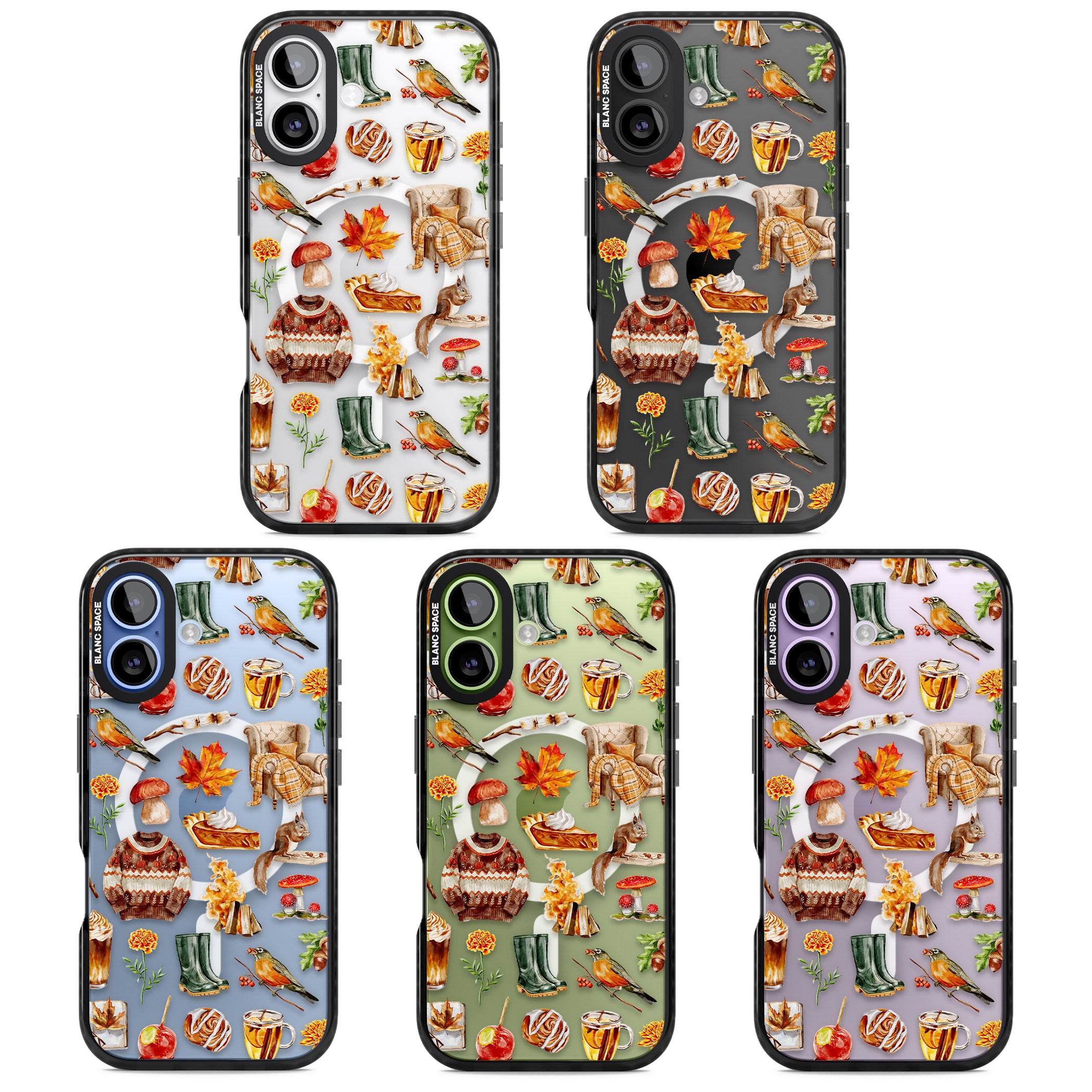Cozy Autumn Aesthetic iPhone 17 Impact Pro Black Phone Case APT Impact Protection