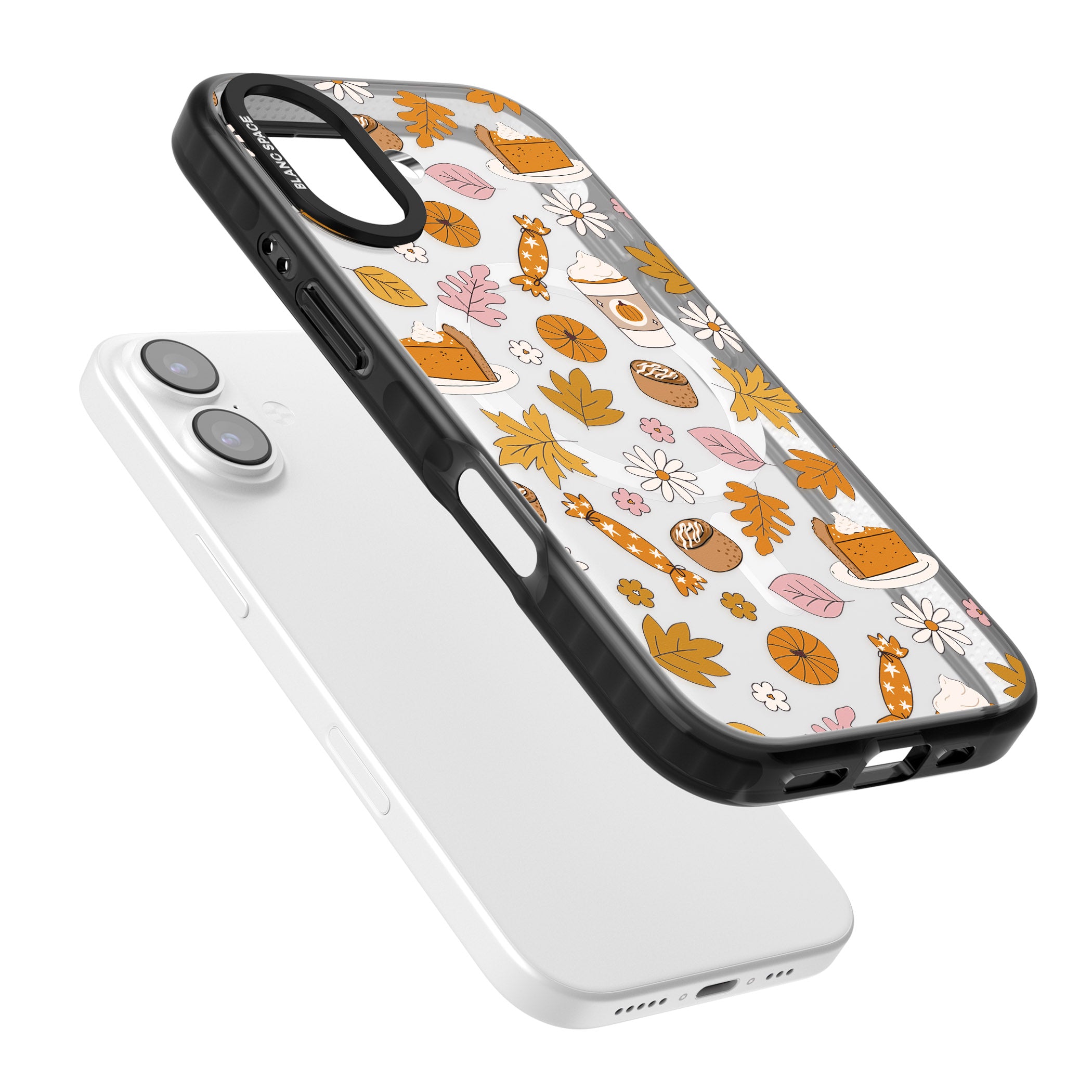 Pumpkin Spice iPhone 17 Impact Pro Black Phone Case Colours