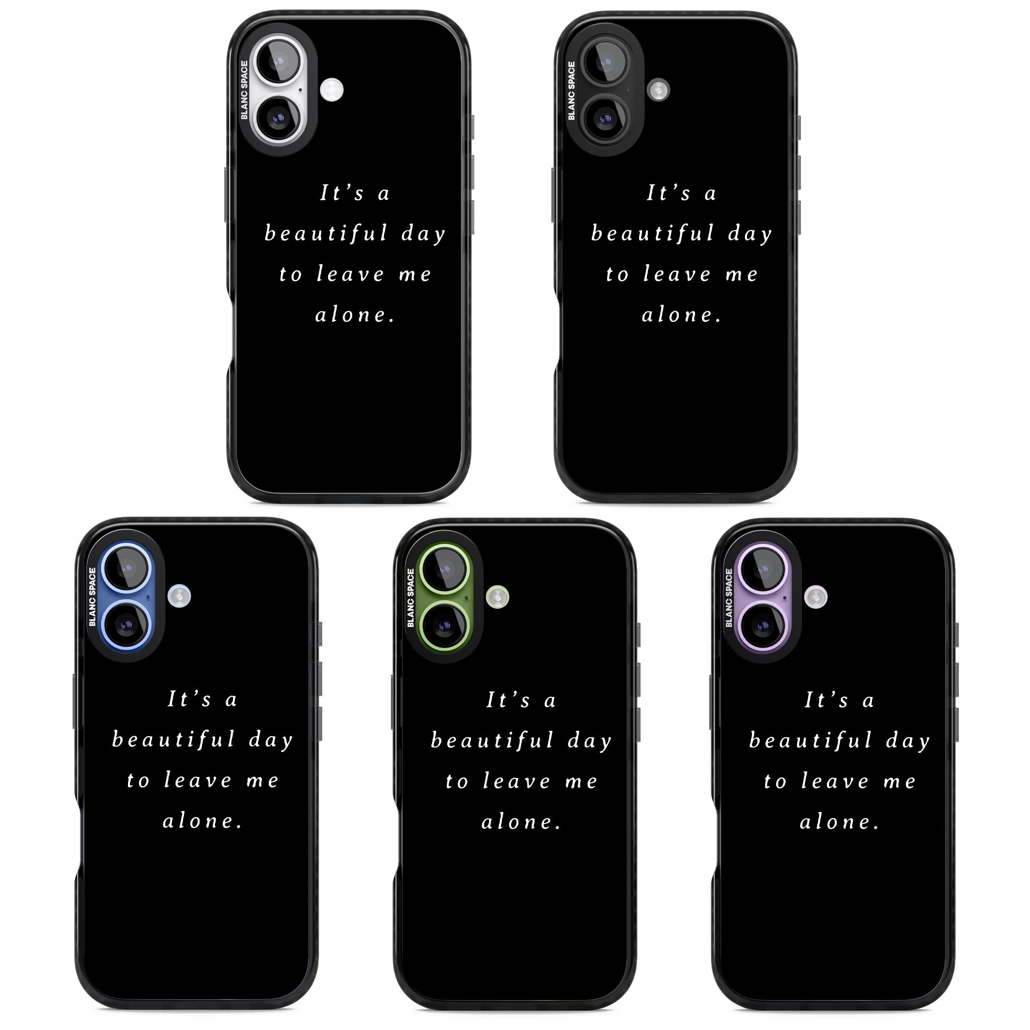 Beautiful Day Quote iPhone 17 Impact Pro Black Phone Case APT Impact Protection