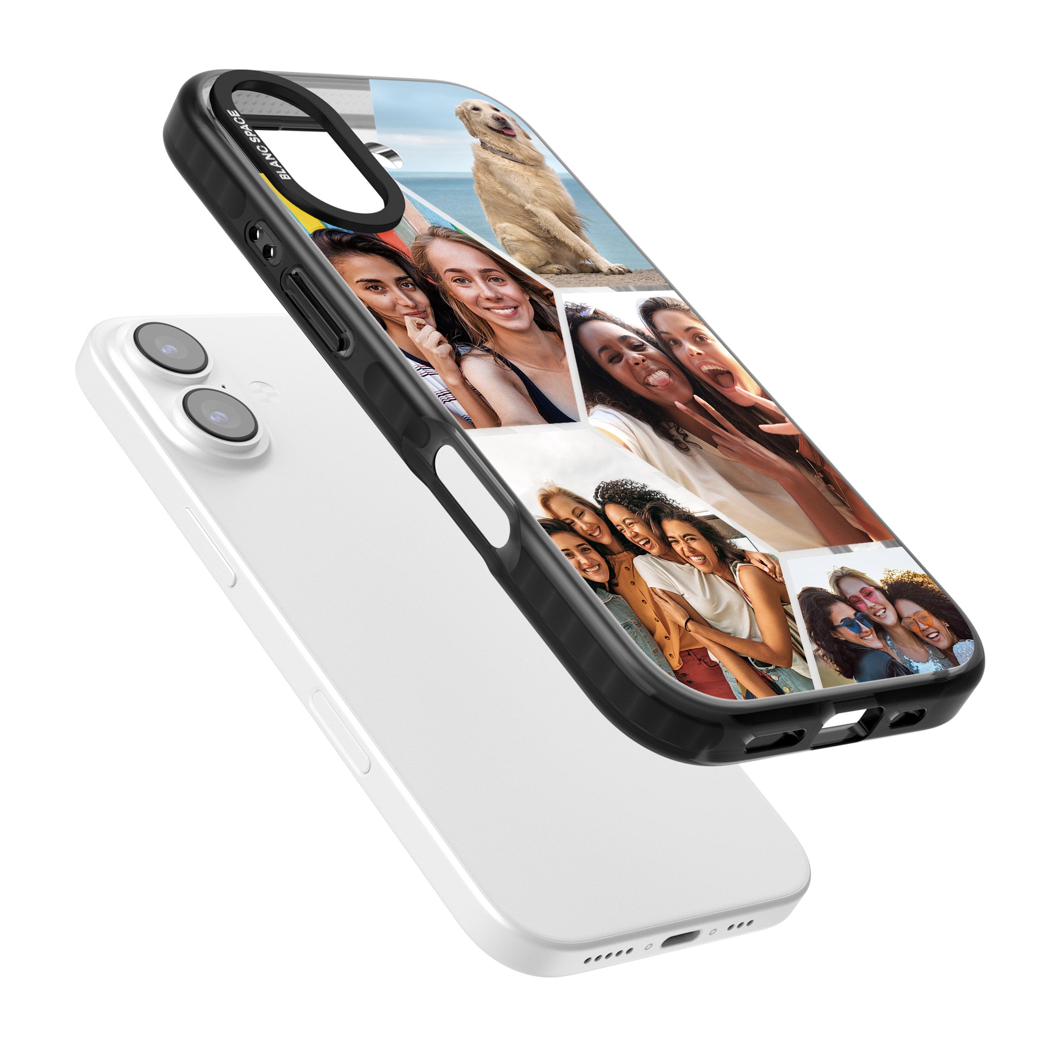 Personalised Beehive Photo Grid iPhone 17 Impact Pro Black Phone Case Colours