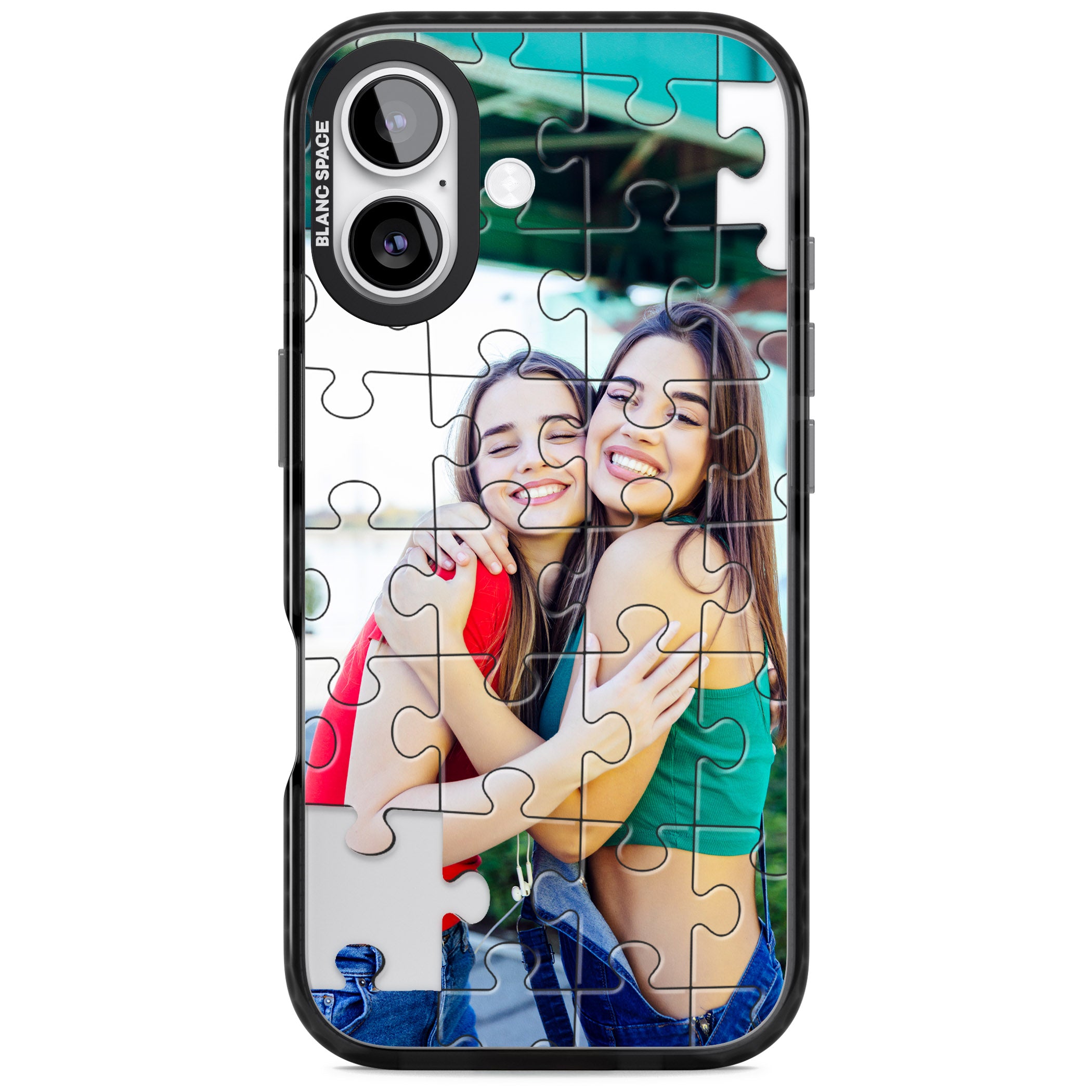 Personalised Jigsaw Puzzle Photo iPhone 17 Impact Pro Black Phone Case