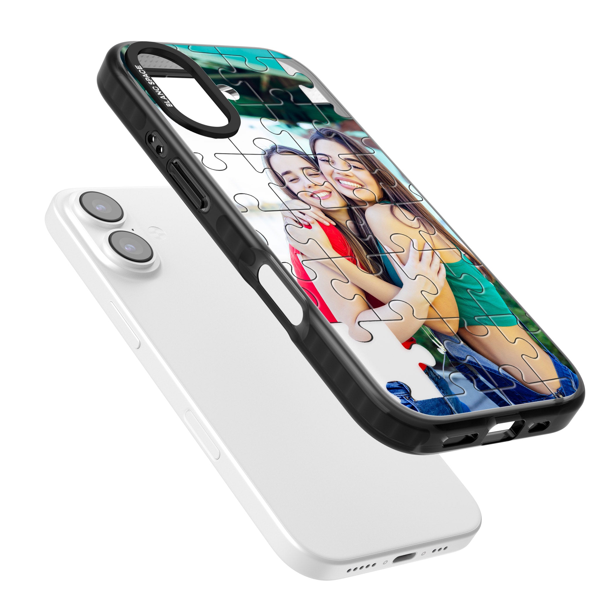 Personalised Jigsaw Puzzle Photo iPhone 17 Impact Pro Black Phone Case Colours