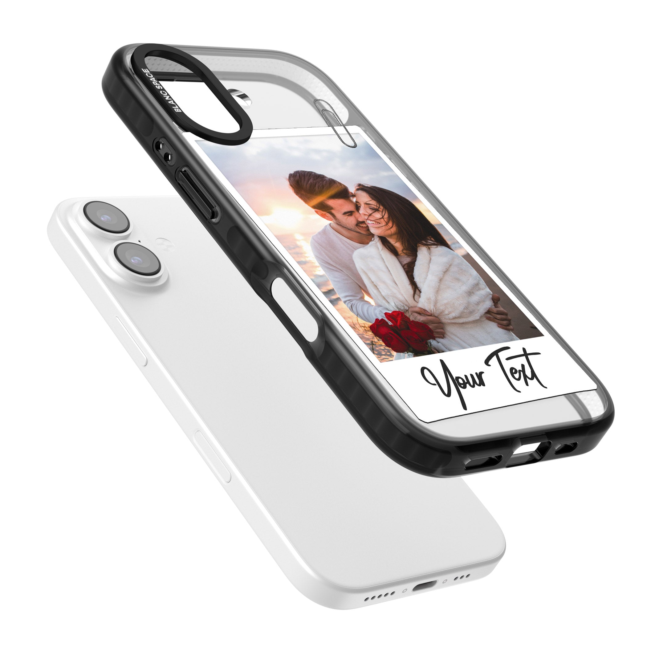 Personalised Instant Camera Photo iPhone 17 Impact Pro Black Phone Case Colours