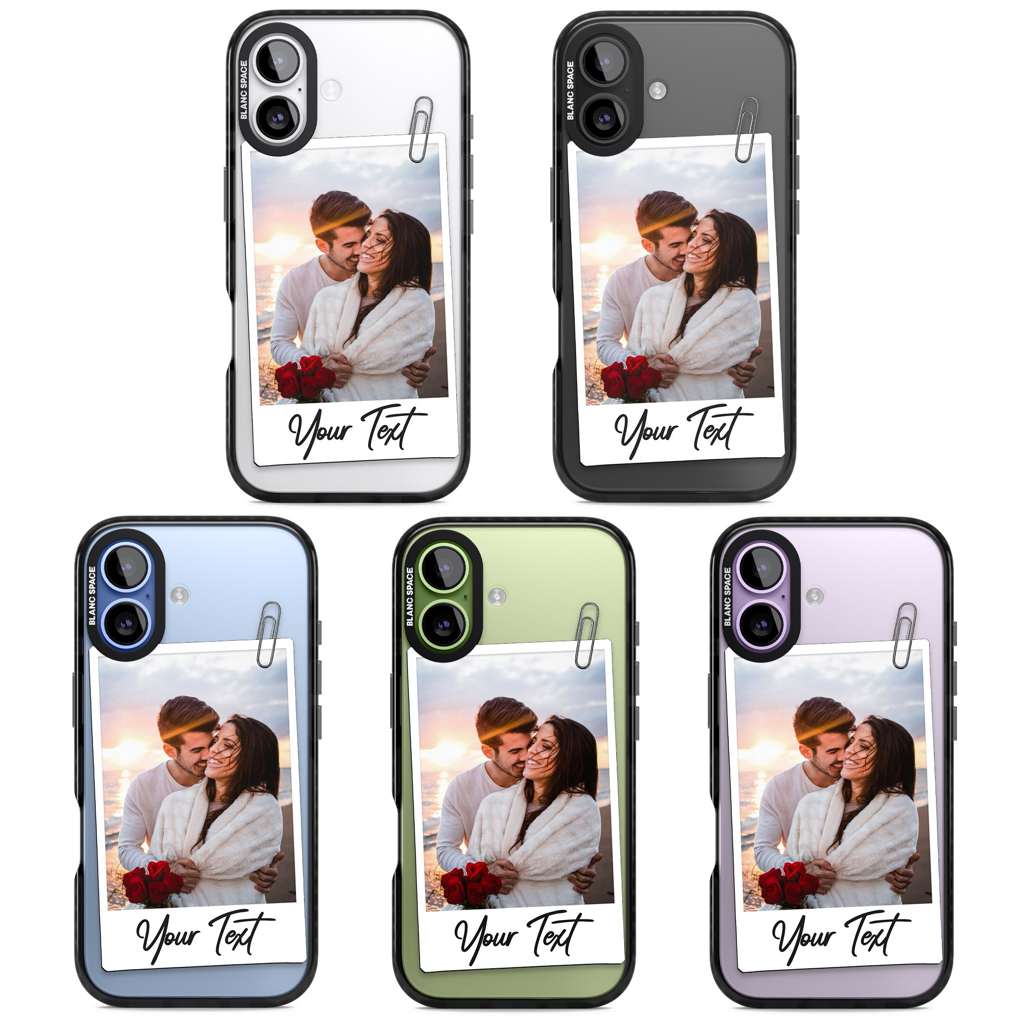 Personalised Instant Camera Photo iPhone 17 Impact Pro Black Phone Case APT Impact Protection