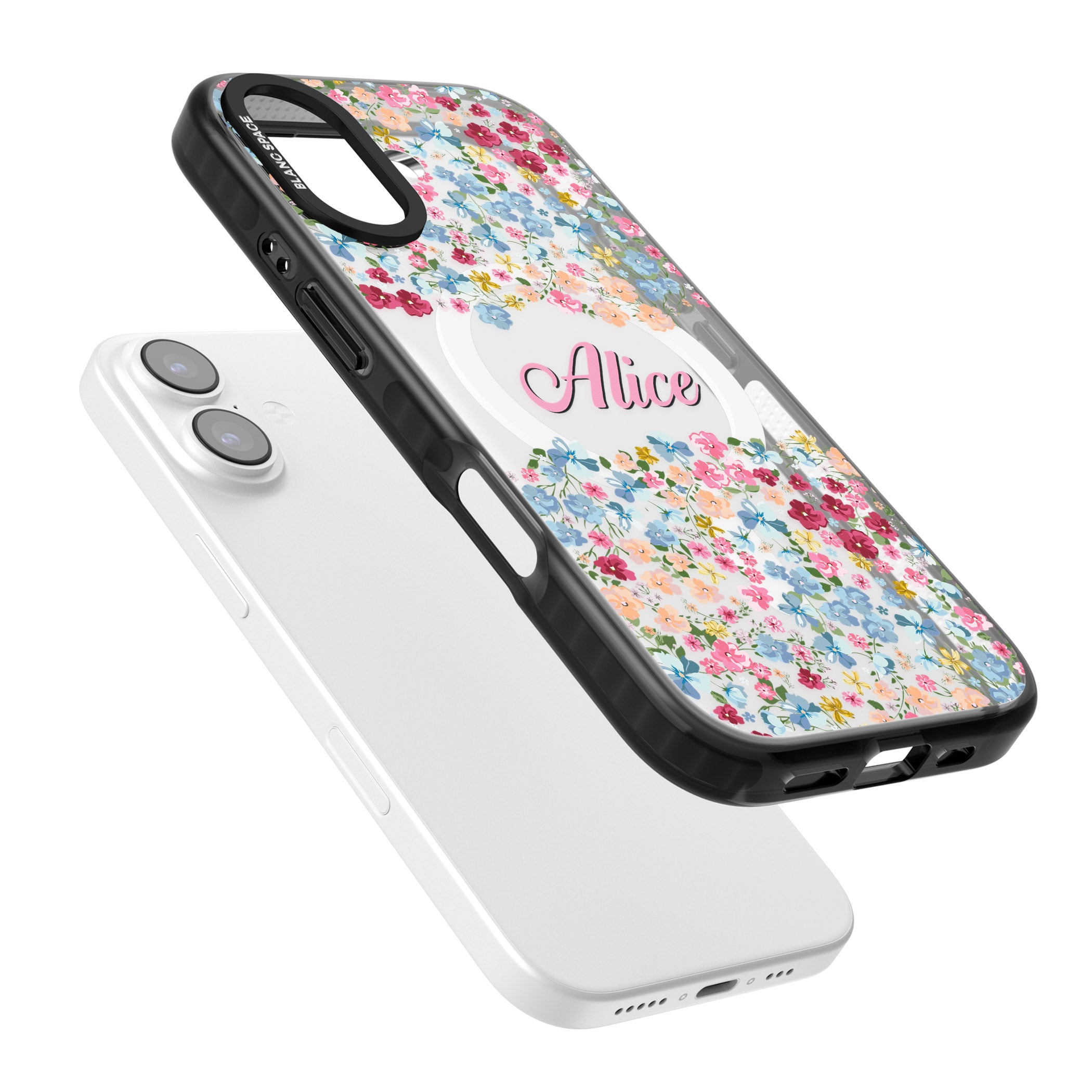 Personalised Venetian Meadow iPhone 17 Impact Pro Black Phone Case Colours