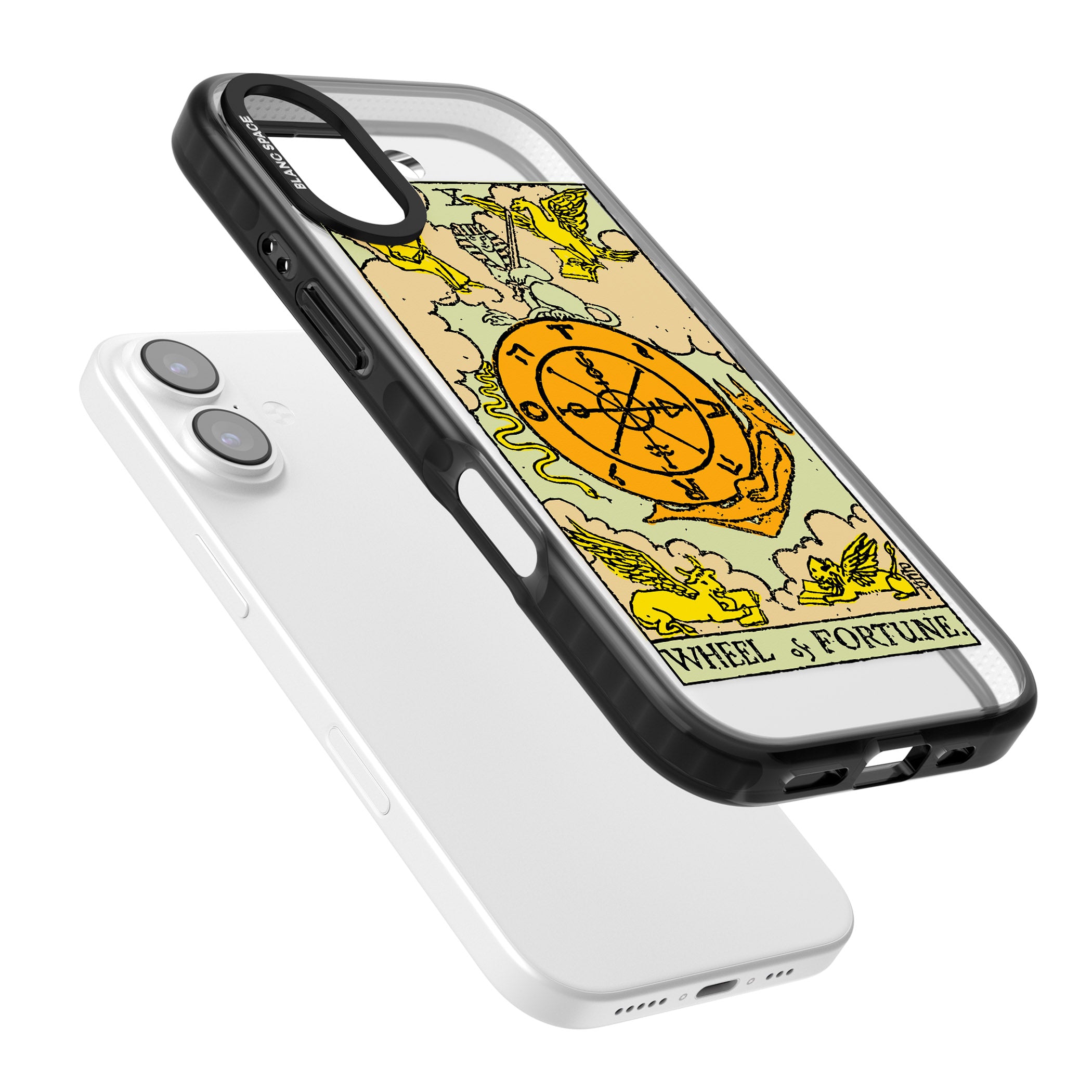 Personalised Wheel Of Fortune Tarot Card (Color) iPhone 17 Impact Pro Black Phone Case Colours
