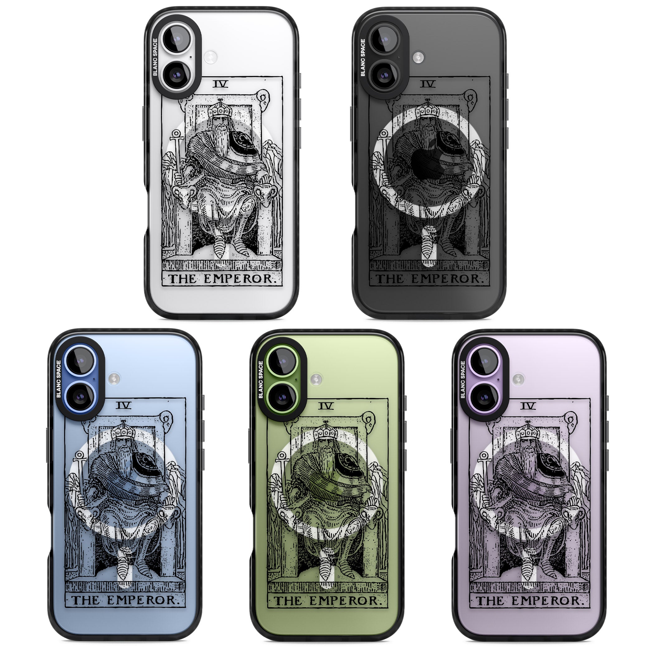 Personalised The Emperor Tarot iPhone 17 Impact Pro Black Phone Case APT Impact Protection