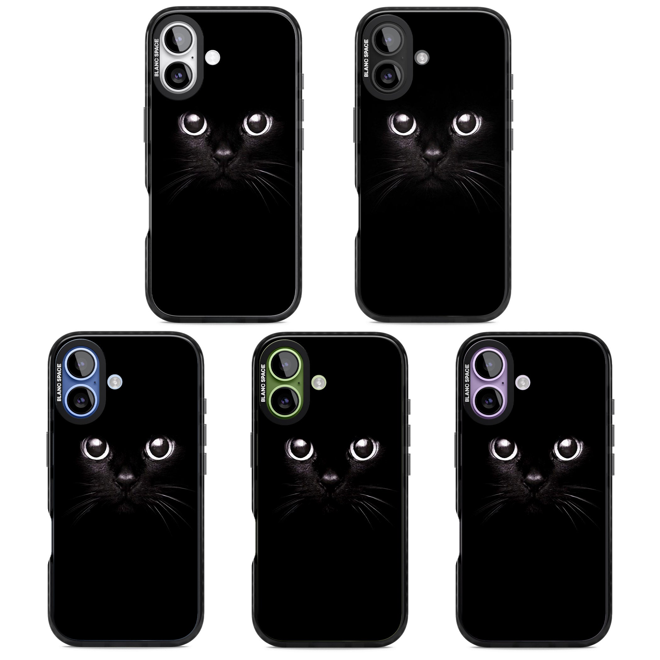 Black Cat iPhone 17 Impact Pro Black Phone Case APT Impact Protection