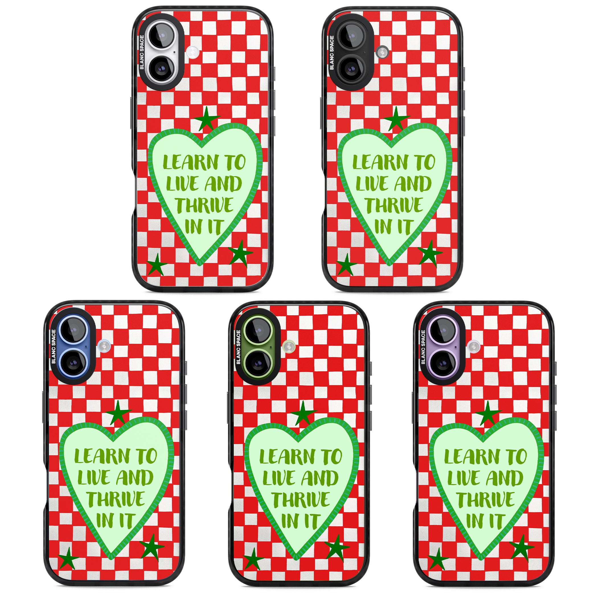 Learn To Live iPhone 17 Impact Pro Black Phone Case APT Impact Protection