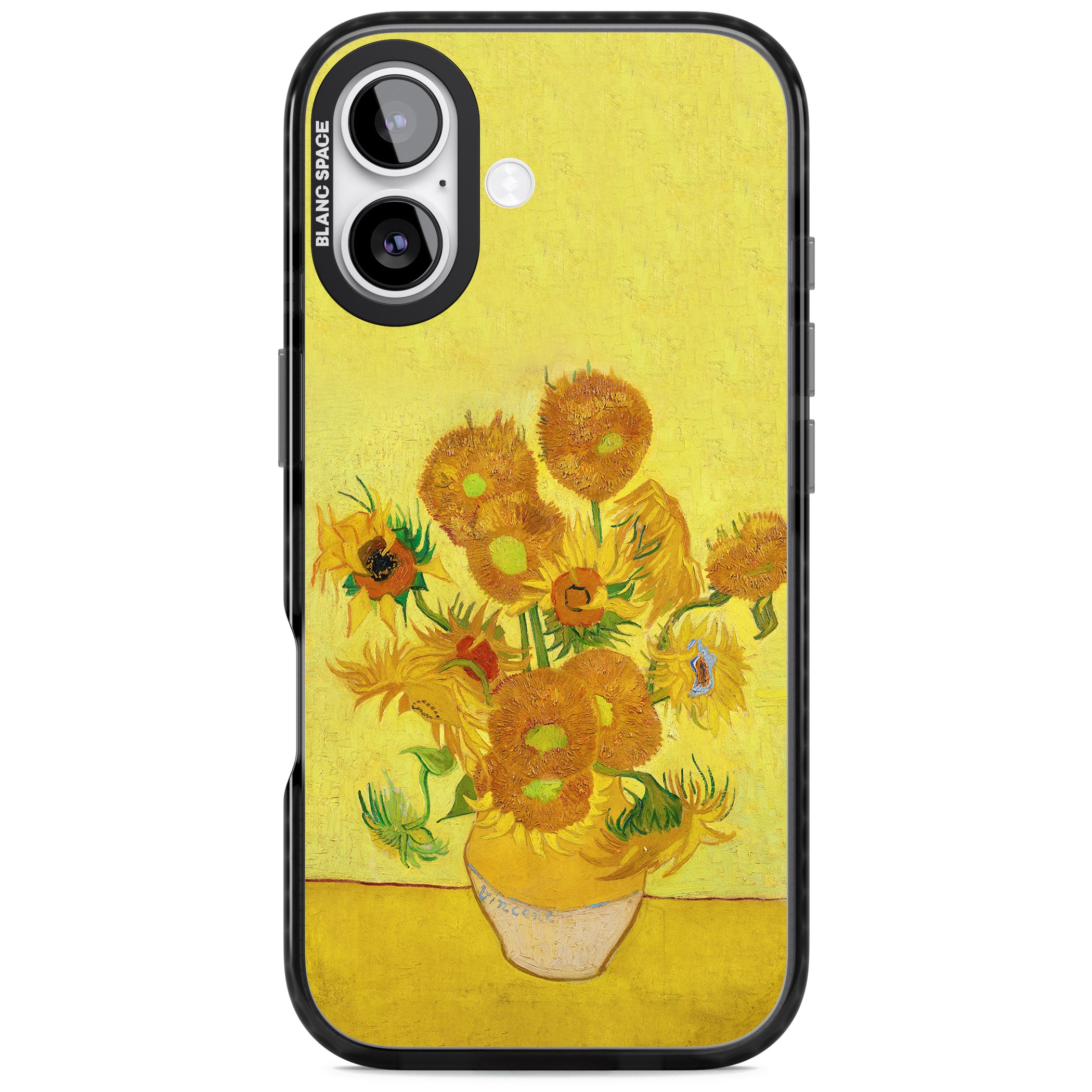 Sunflowers iPhone 17 Impact Pro Black Phone Case