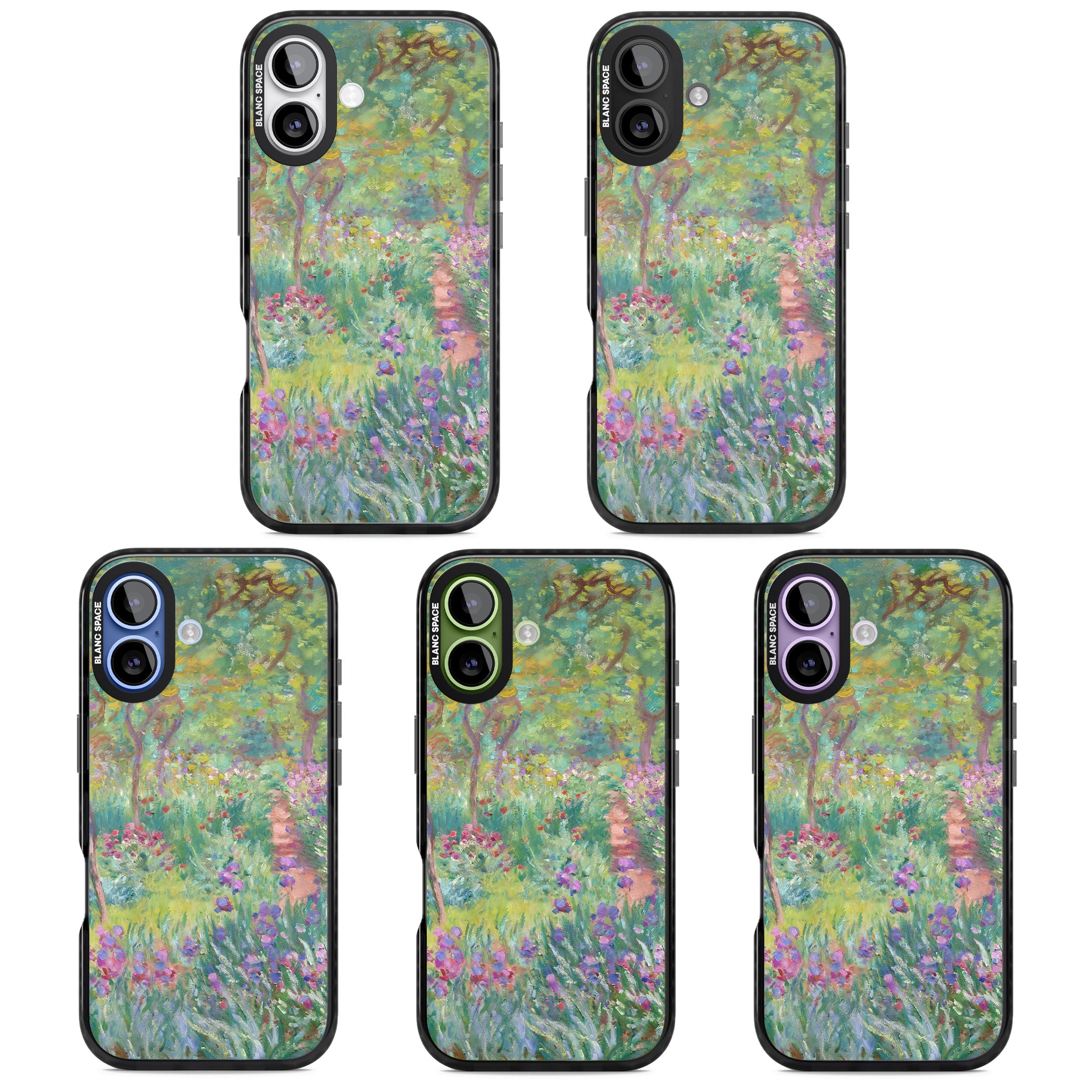 Garden in Giverny iPhone 17 Impact Pro Black Phone Case APT Impact Protection