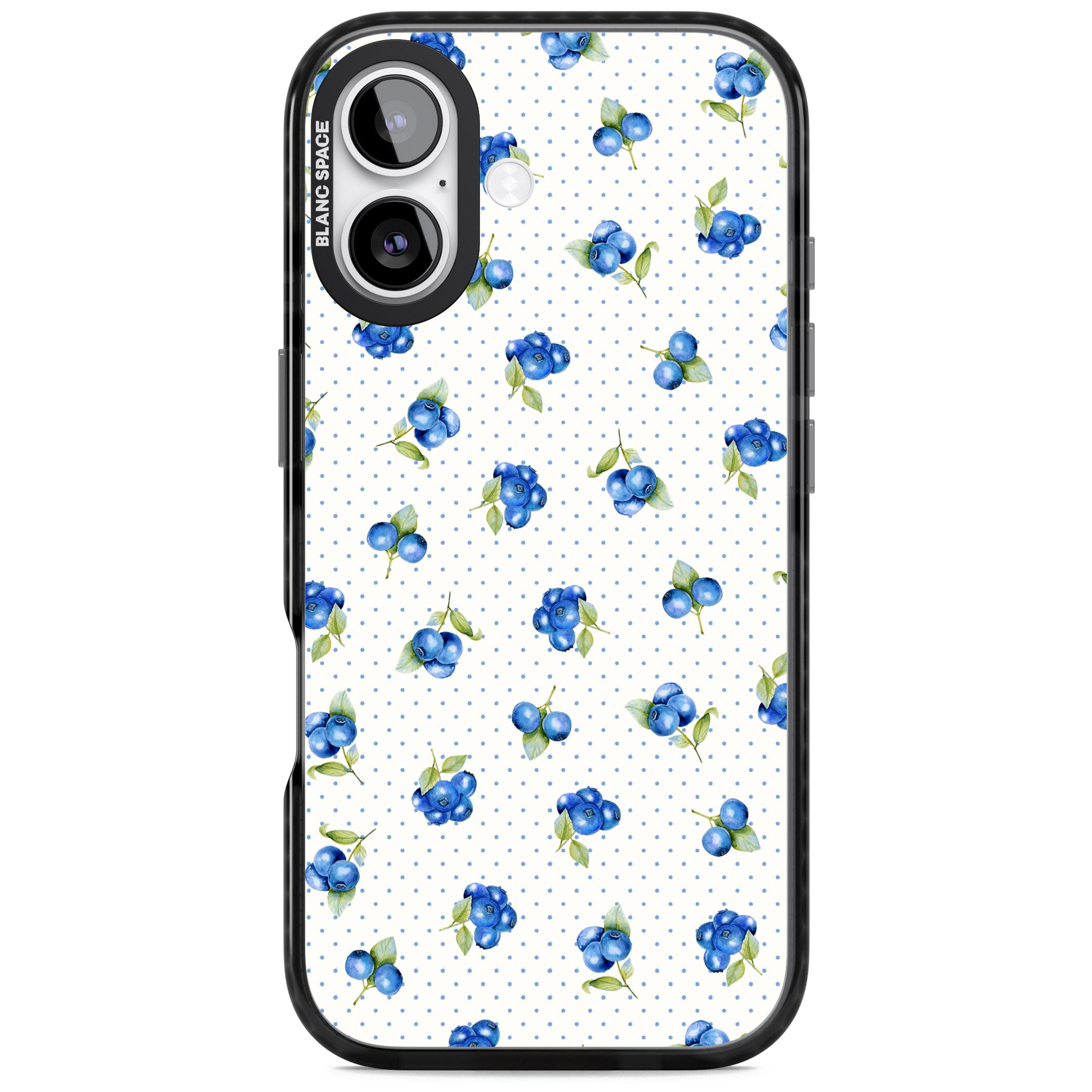 Blueberry Picnic iPhone 17 Impact Pro Black Phone Case