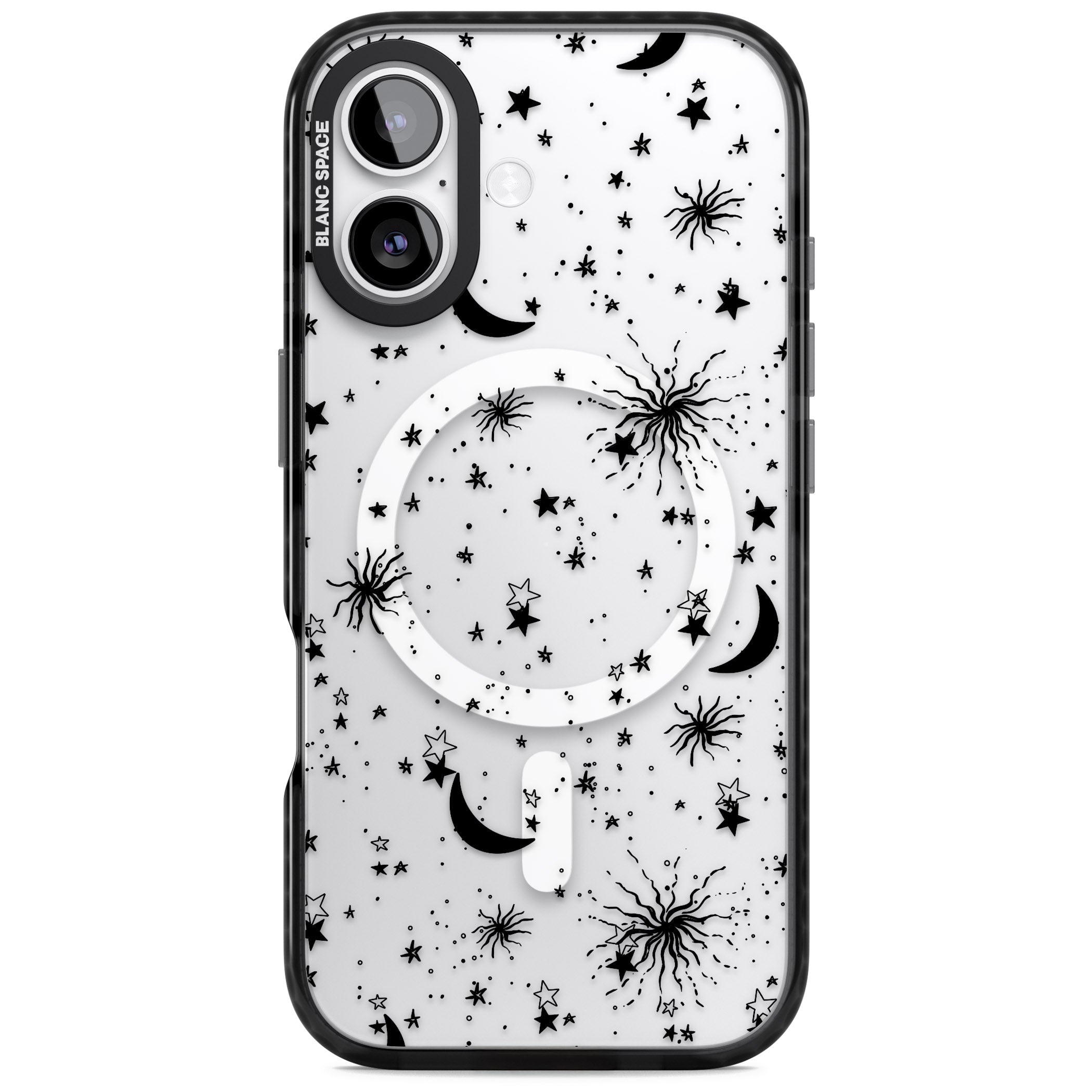 Celestial Night iPhone 17 Impact Pro Black Phone Case
