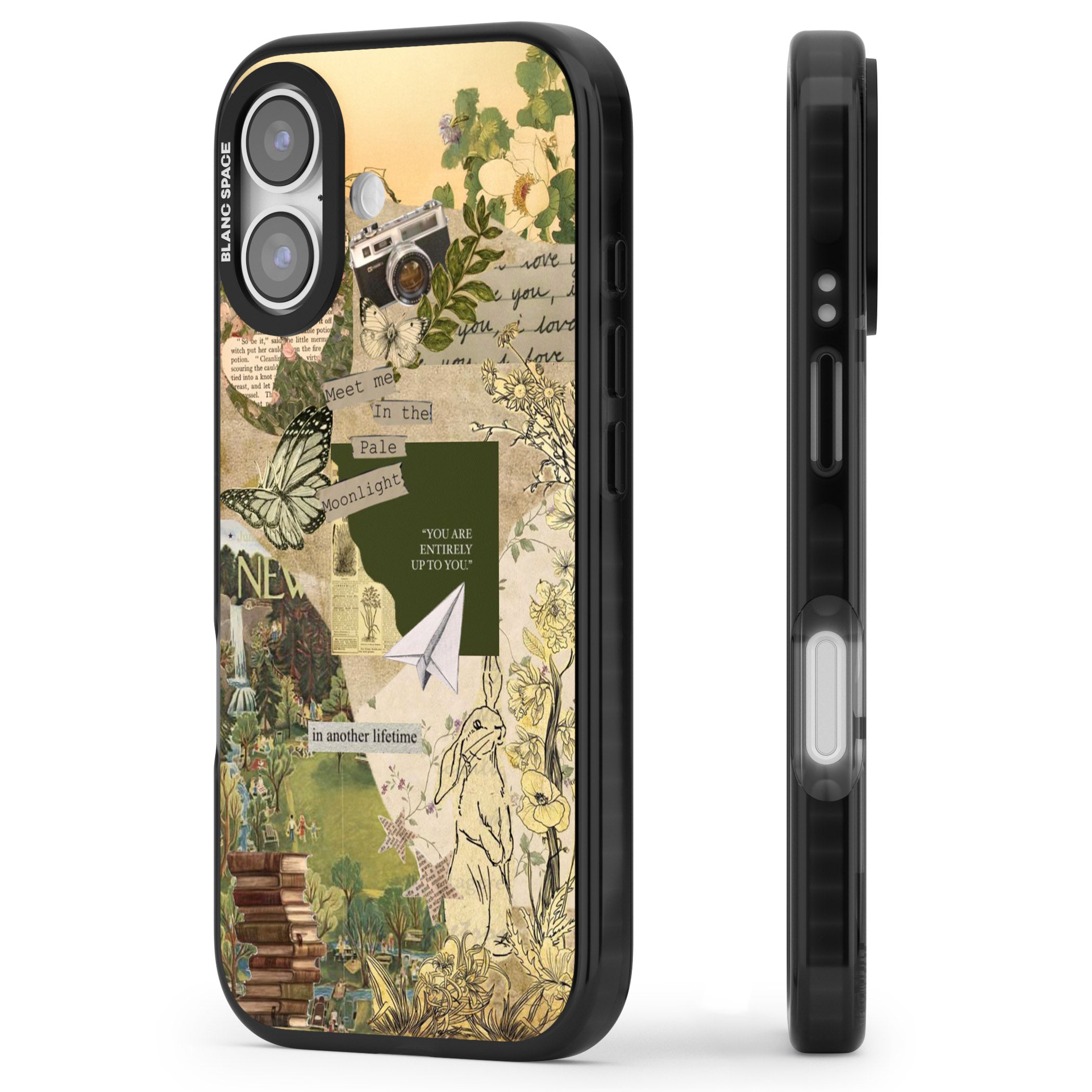 Country Wonderland iPhone 17 Impact Pro Black Phone Case Side Profile