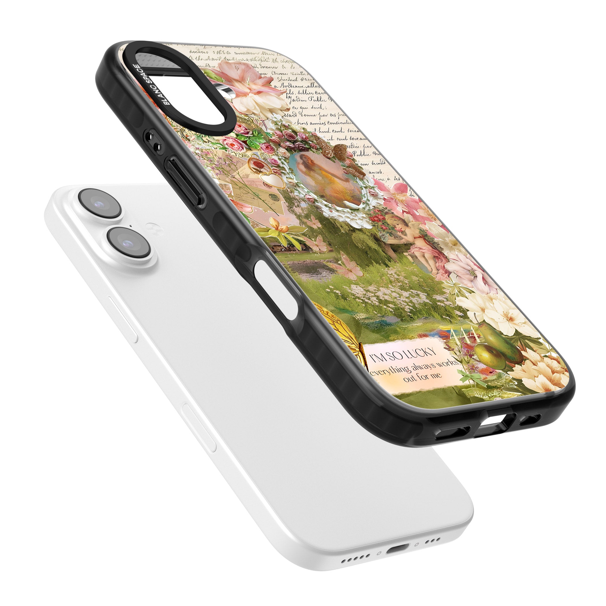 Nature in Pink iPhone 17 Impact Pro Black Phone Case Colours