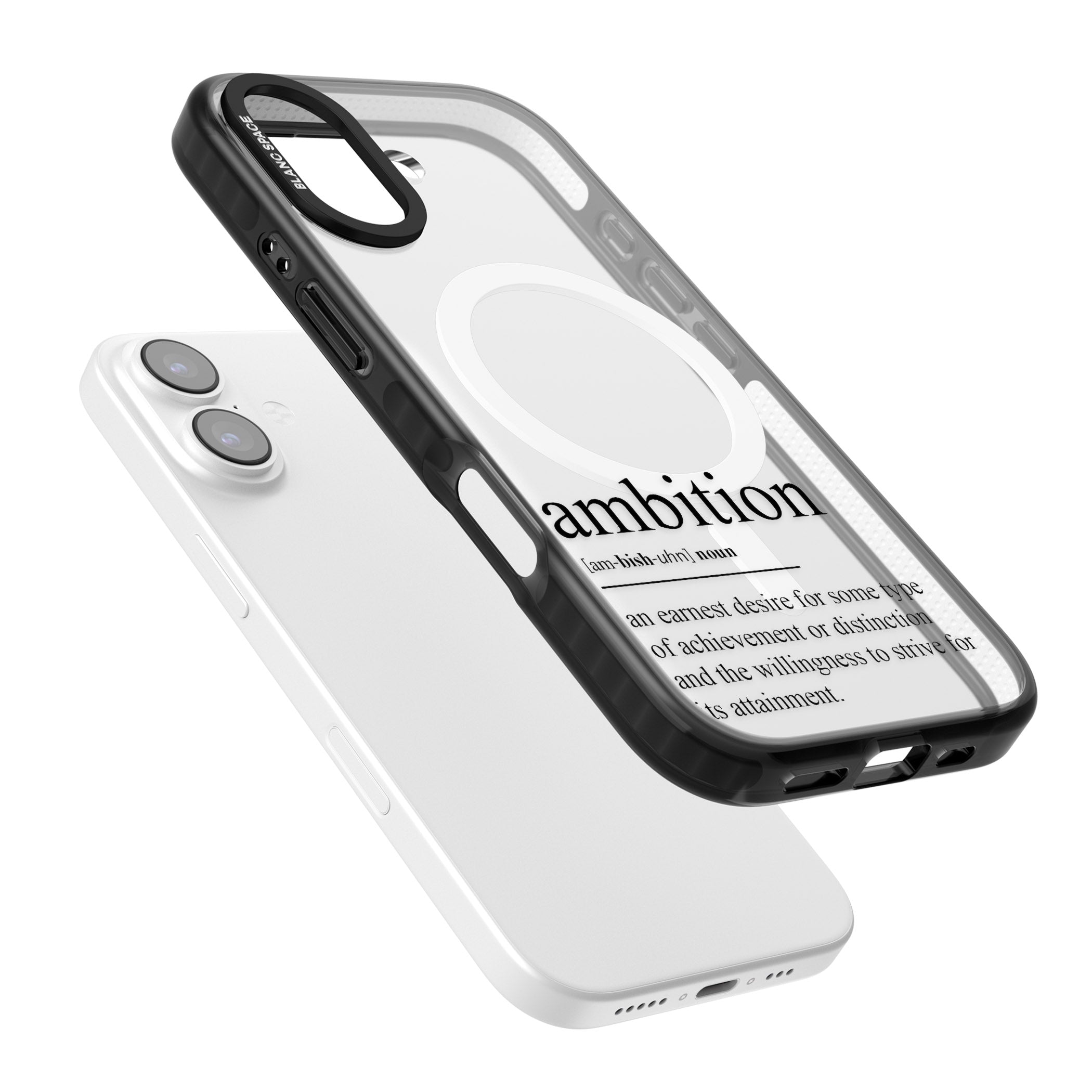 Ambition iPhone 17 Impact Pro Black Phone Case Colours