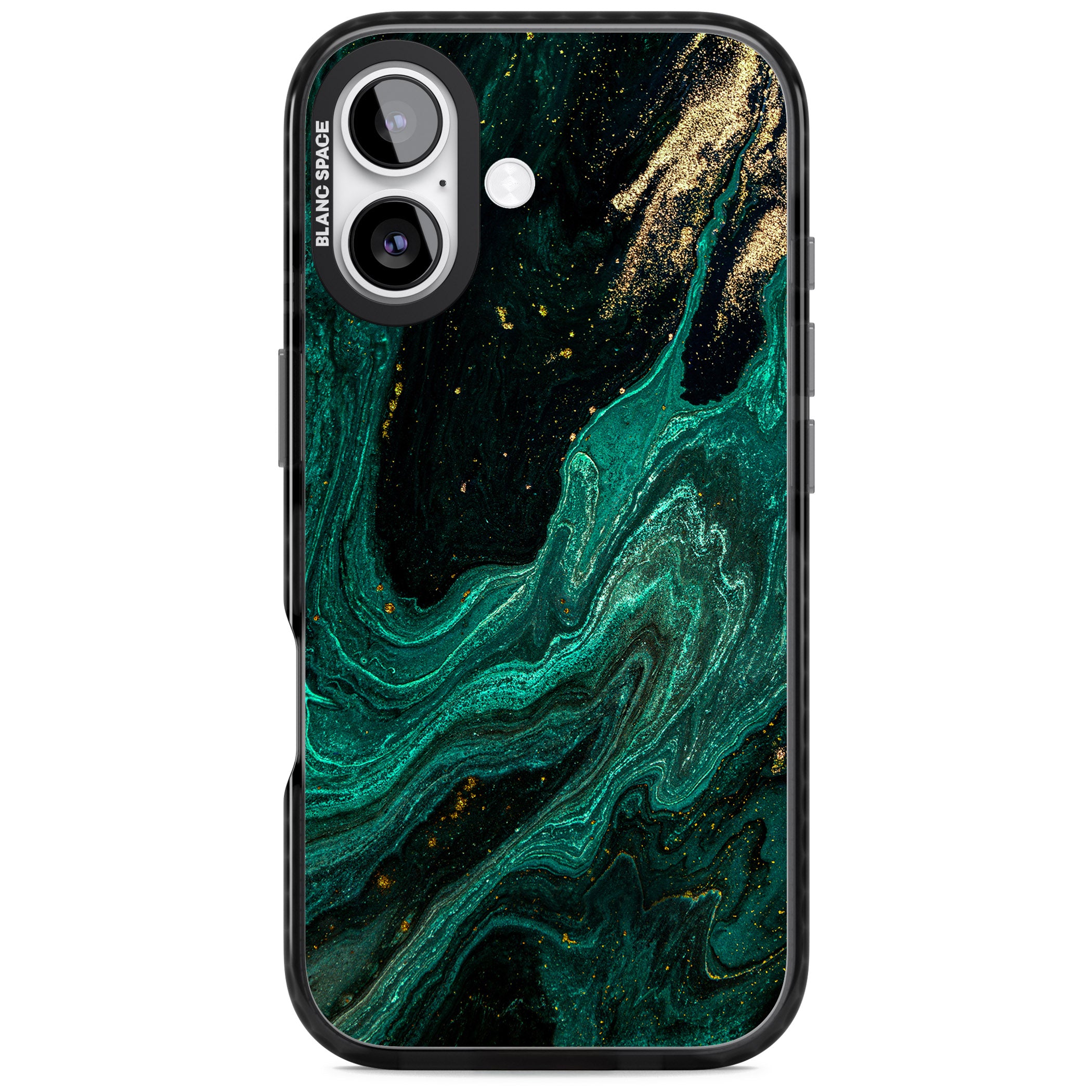 Emerald Lagoon iPhone 17 Impact Pro Black Phone Case