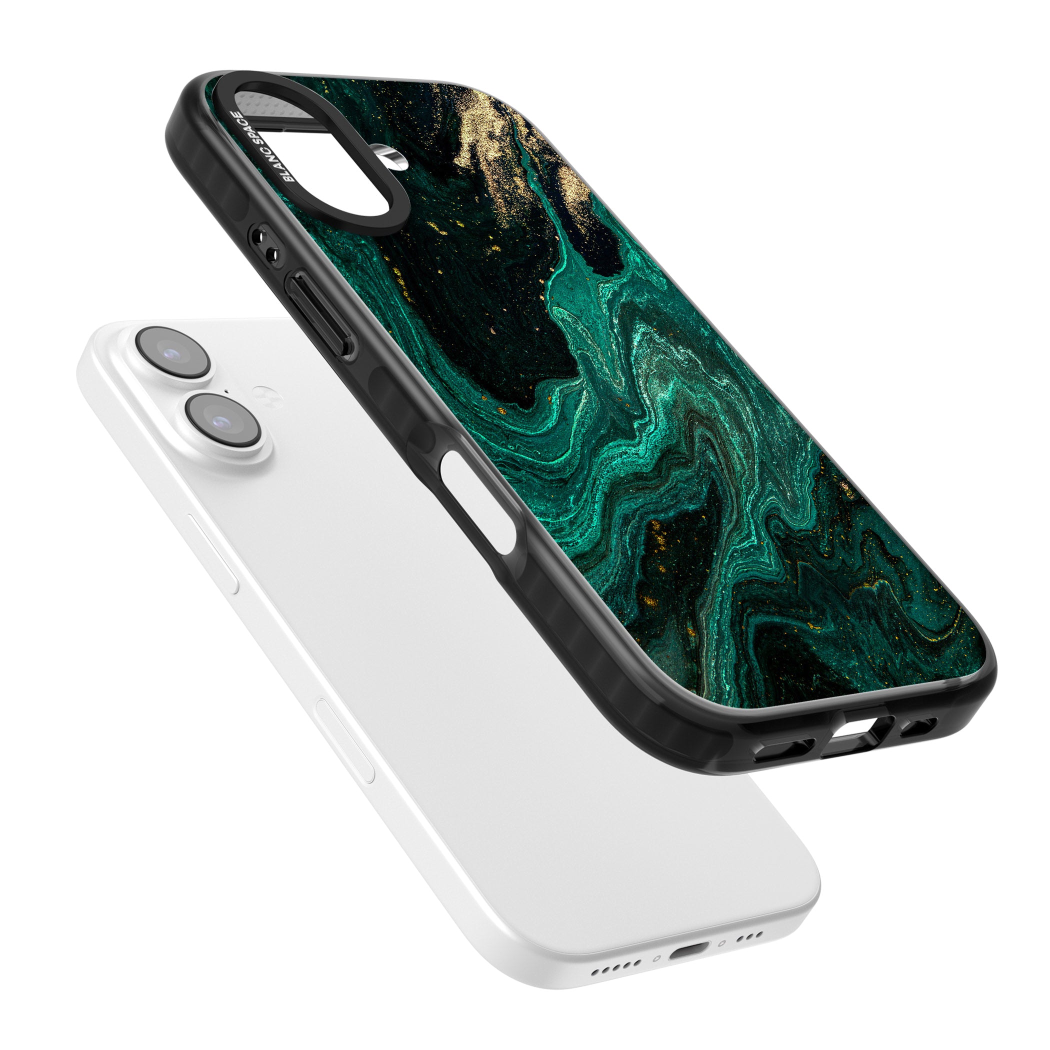Emerald Lagoon iPhone 17 Impact Pro Black Phone Case Colours
